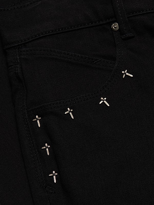 Shop RTA Bryant Cross Slim-Fit Jeans | Saks Fifth Avenue Shop RTA Bryant Cross Slim-Fit Jeans | Saks Fifth Avenue