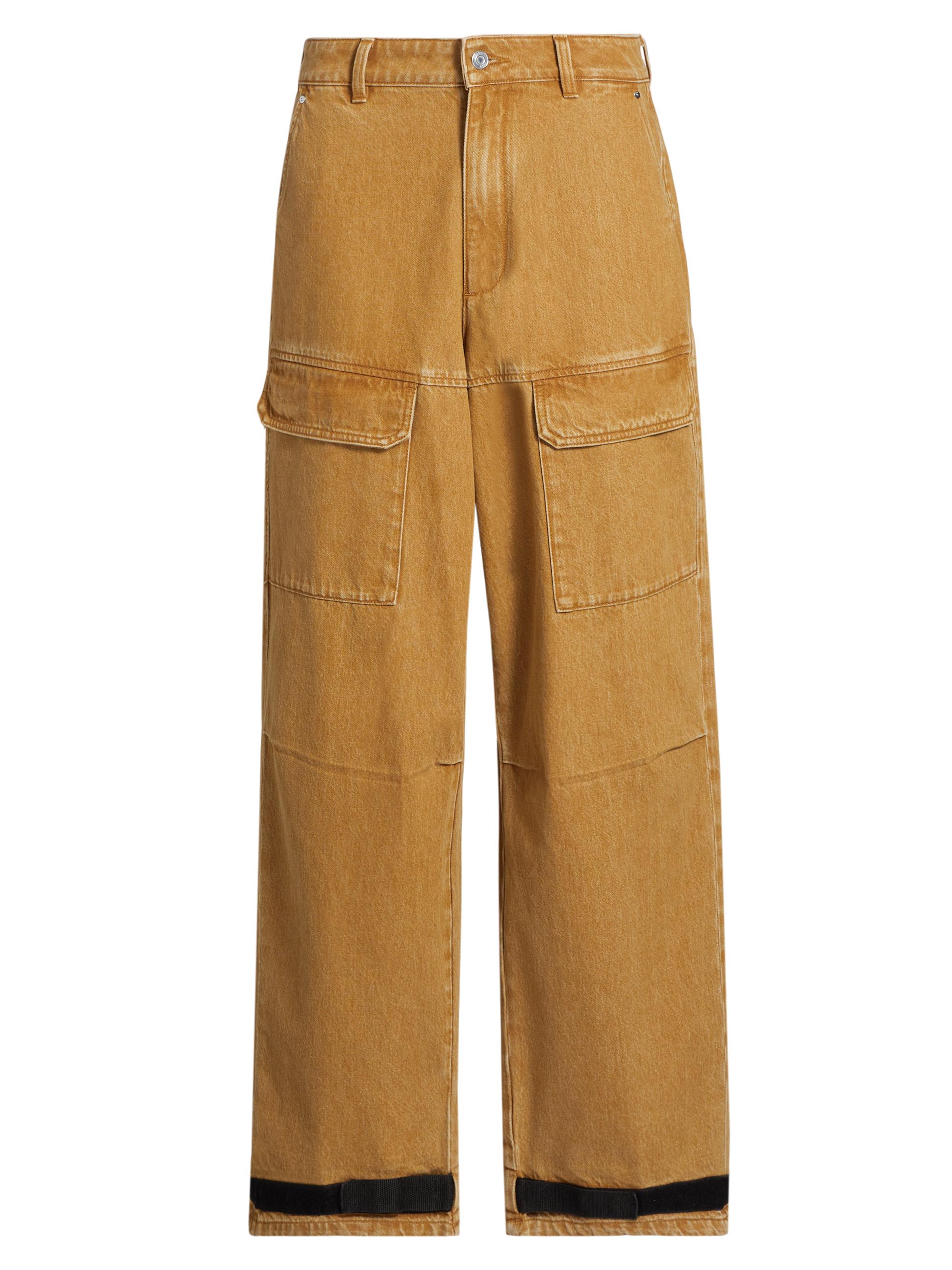 RTA Men's Wylie Vintage Cotton Cargo Pants - Vintage Khaki
