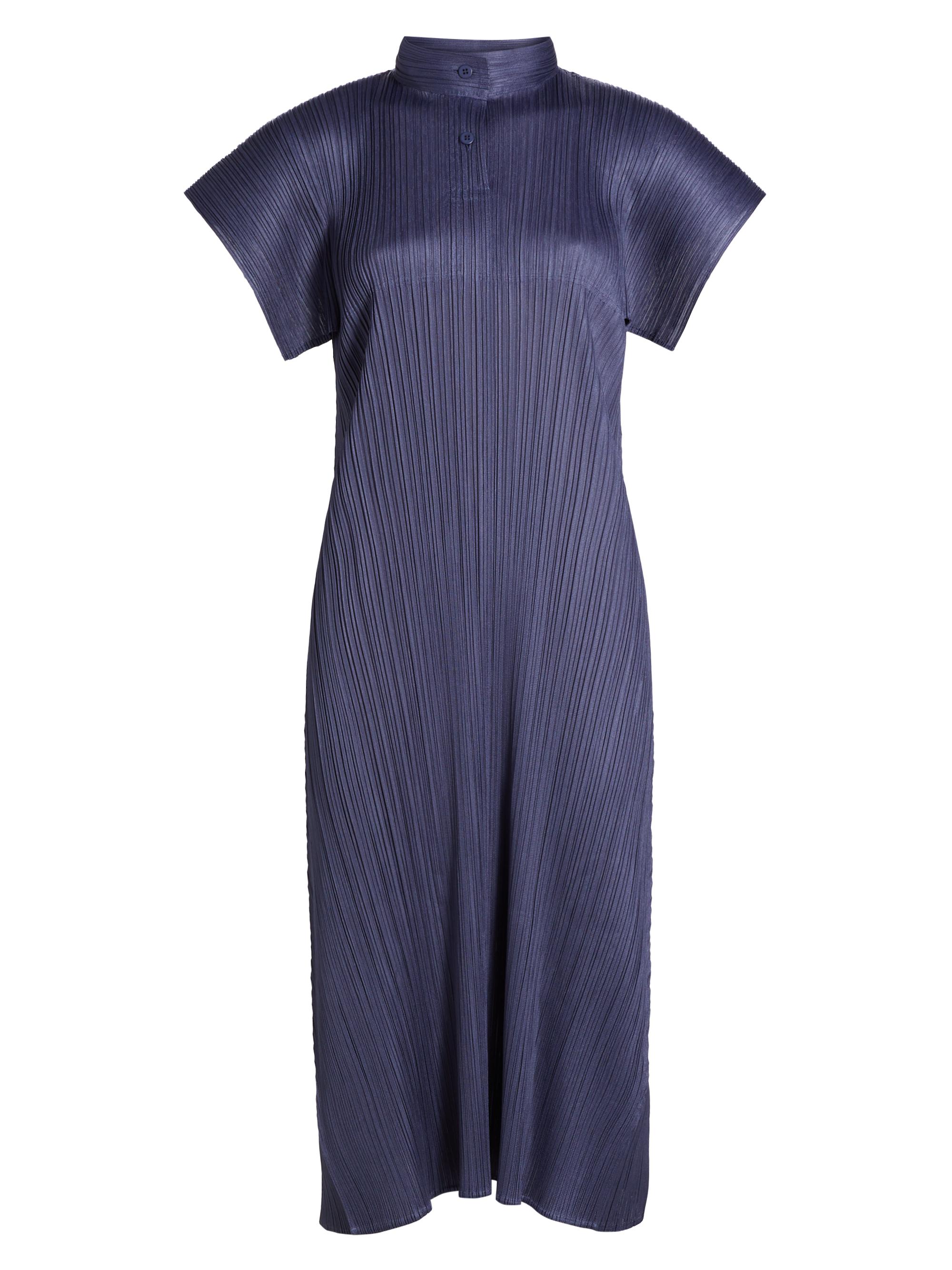 pleats please issey miyake デニム　オーバーオール Pleated Overalls by Pleats Please Issey Miyake- La Garçonne