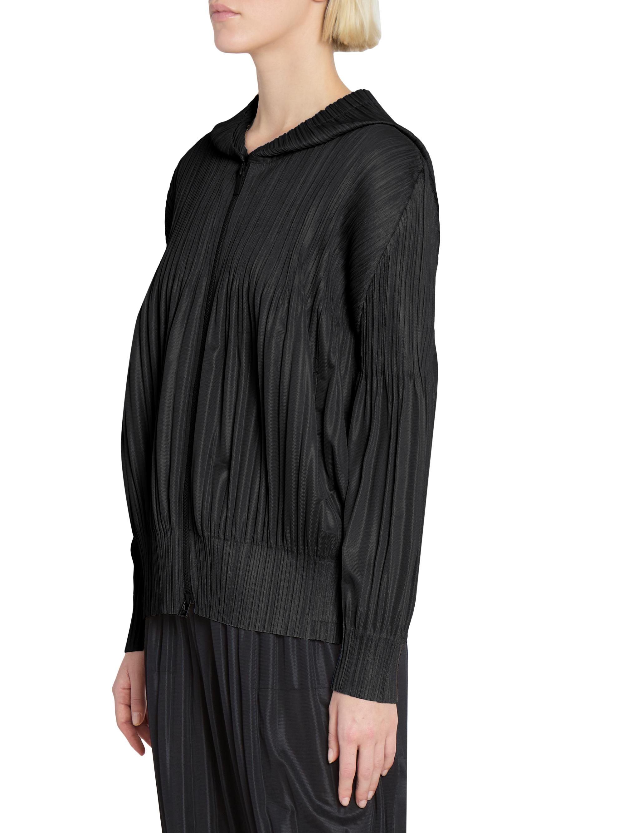 Pleats Please Issey Miyake Interplanetary Fluffy Basics Hoodie