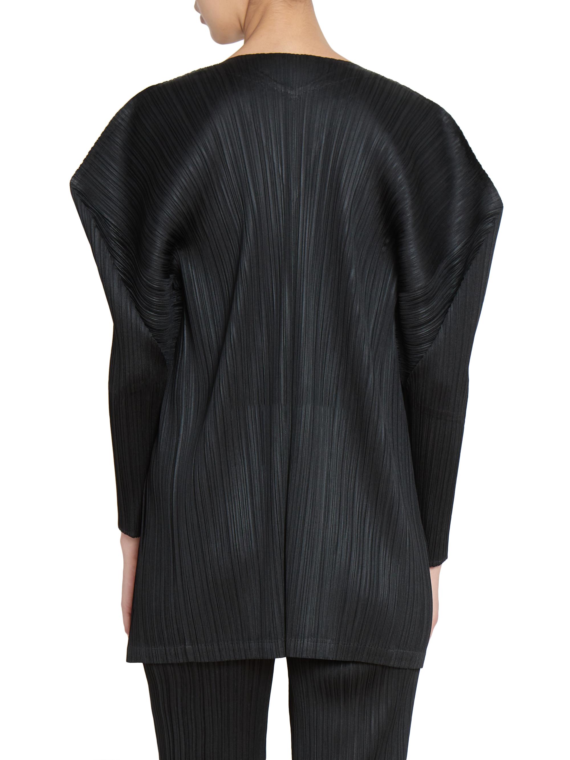 美品近年モデルPLEATS PLEASE アコーディオン　ノースリーブ　ブラック Pleats Please Issey Miyake ノースリーブ プリーツドレス | ブラック
