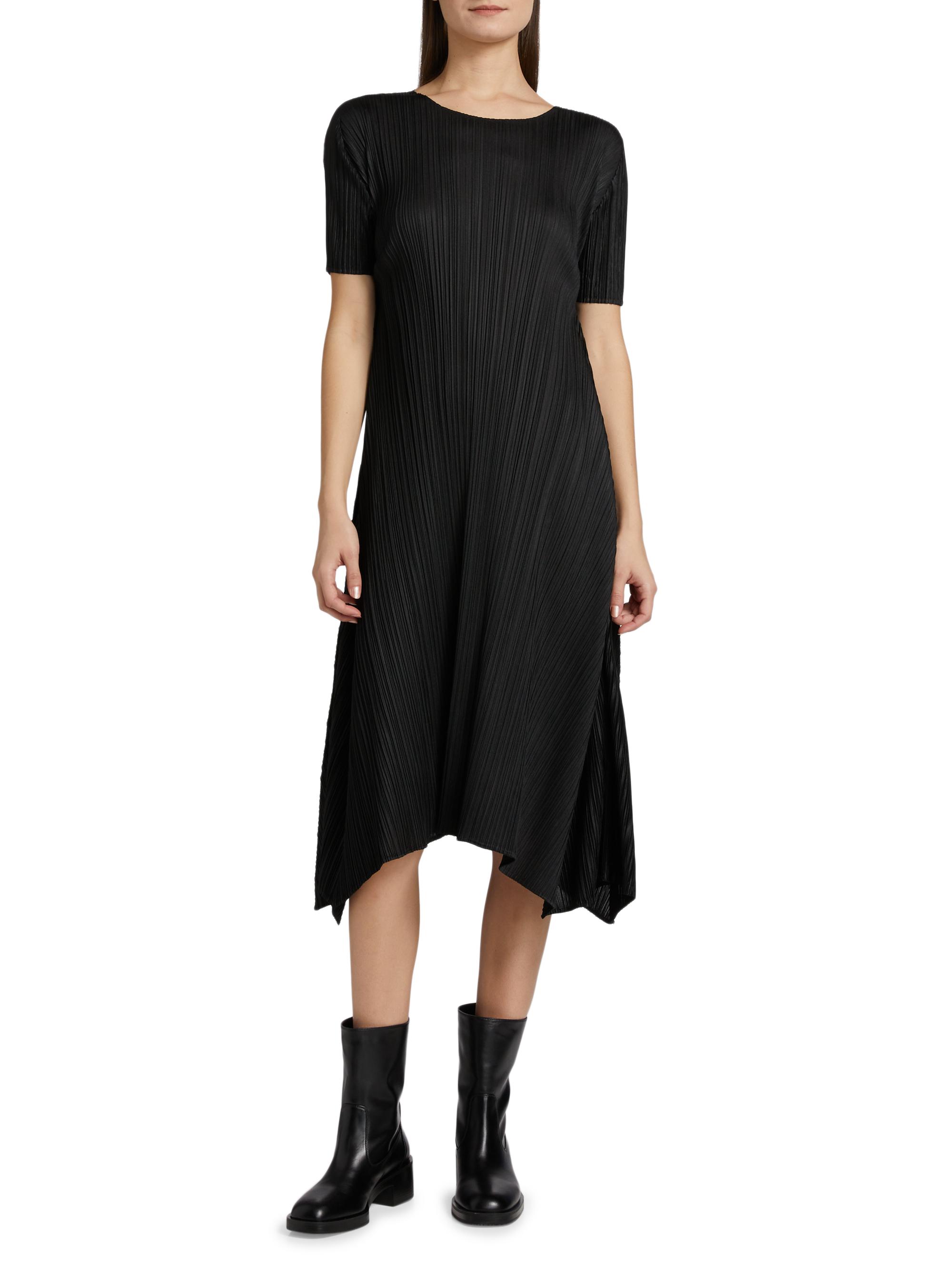 EFFICIENT SQUARE 　PLEATS PLEASE ブラック 3 Efficient Square Dress – La Garçonne