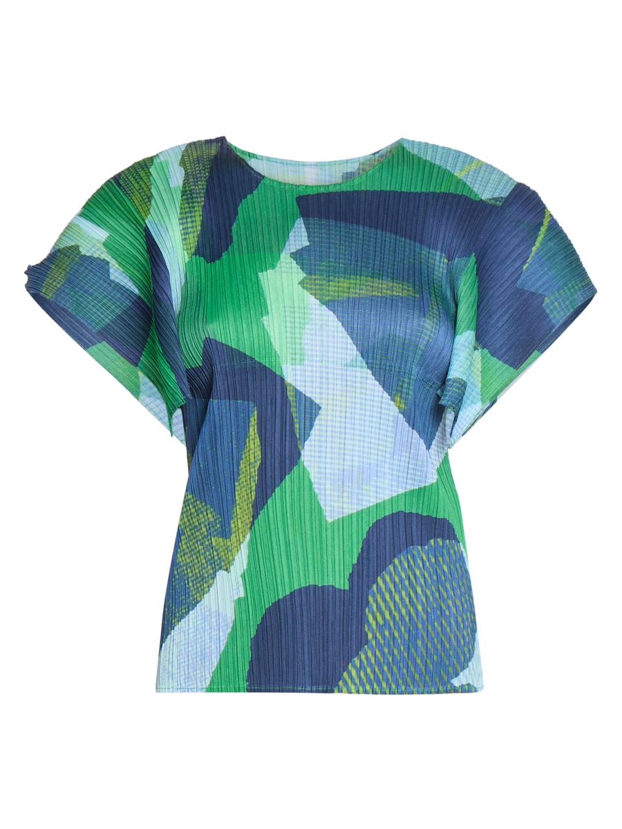 【美品】PLEATS PLEASE トップス/ METEORITE サイズ3 Pleats Please Issey Miyake Interplanetary Meteorite Top