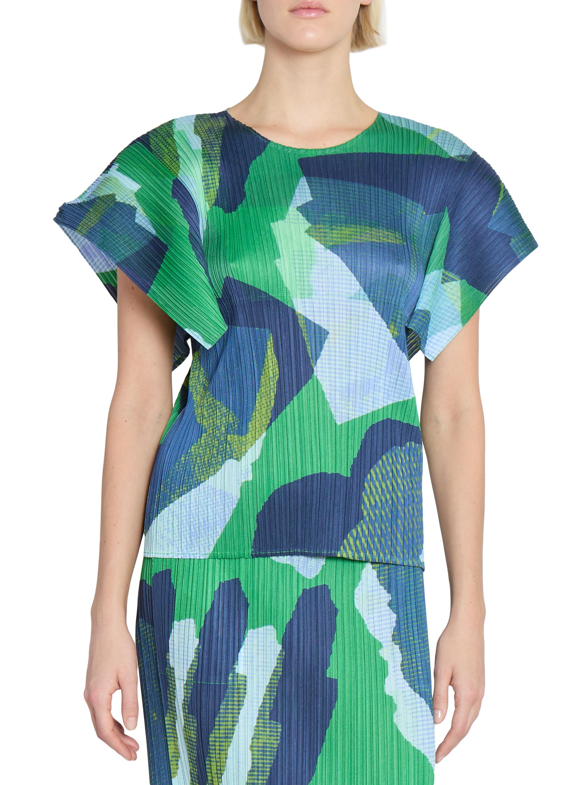 【美品】PLEATS PLEASE トップス/ METEORITE サイズ3 Pleats Please Issey Miyake Interplanetary Meteorite Top | Saks