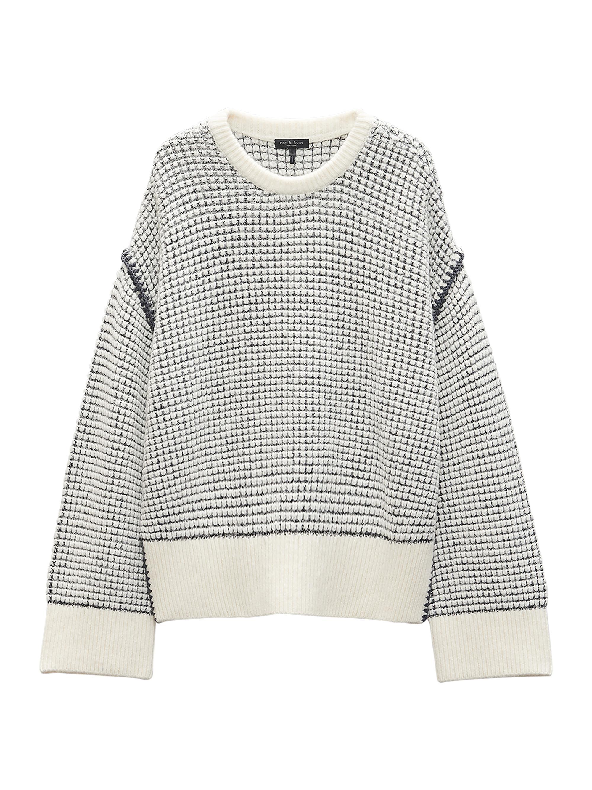 rag & bone Women's Katie Chunky Waffle-Knit Sweater -  Multi