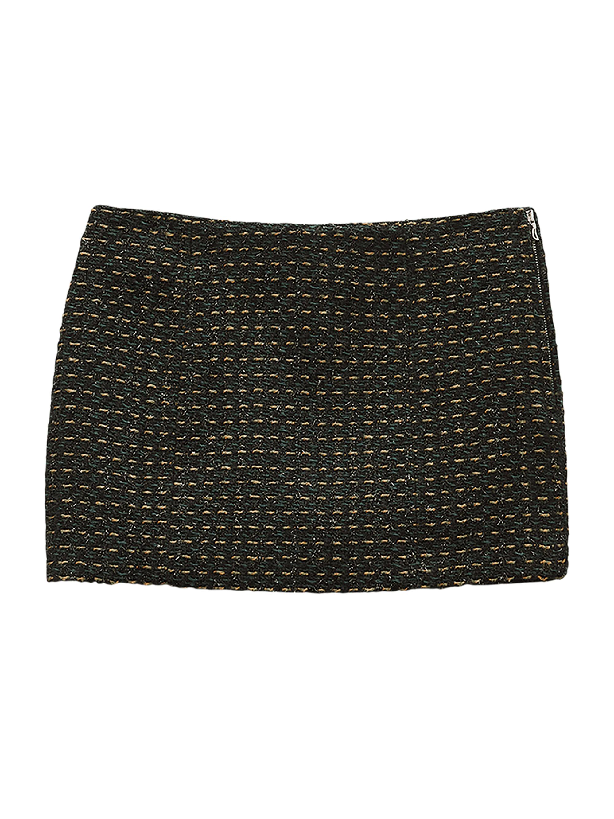 rag & bone Women's Christine Tweed Skirt - Black Multi