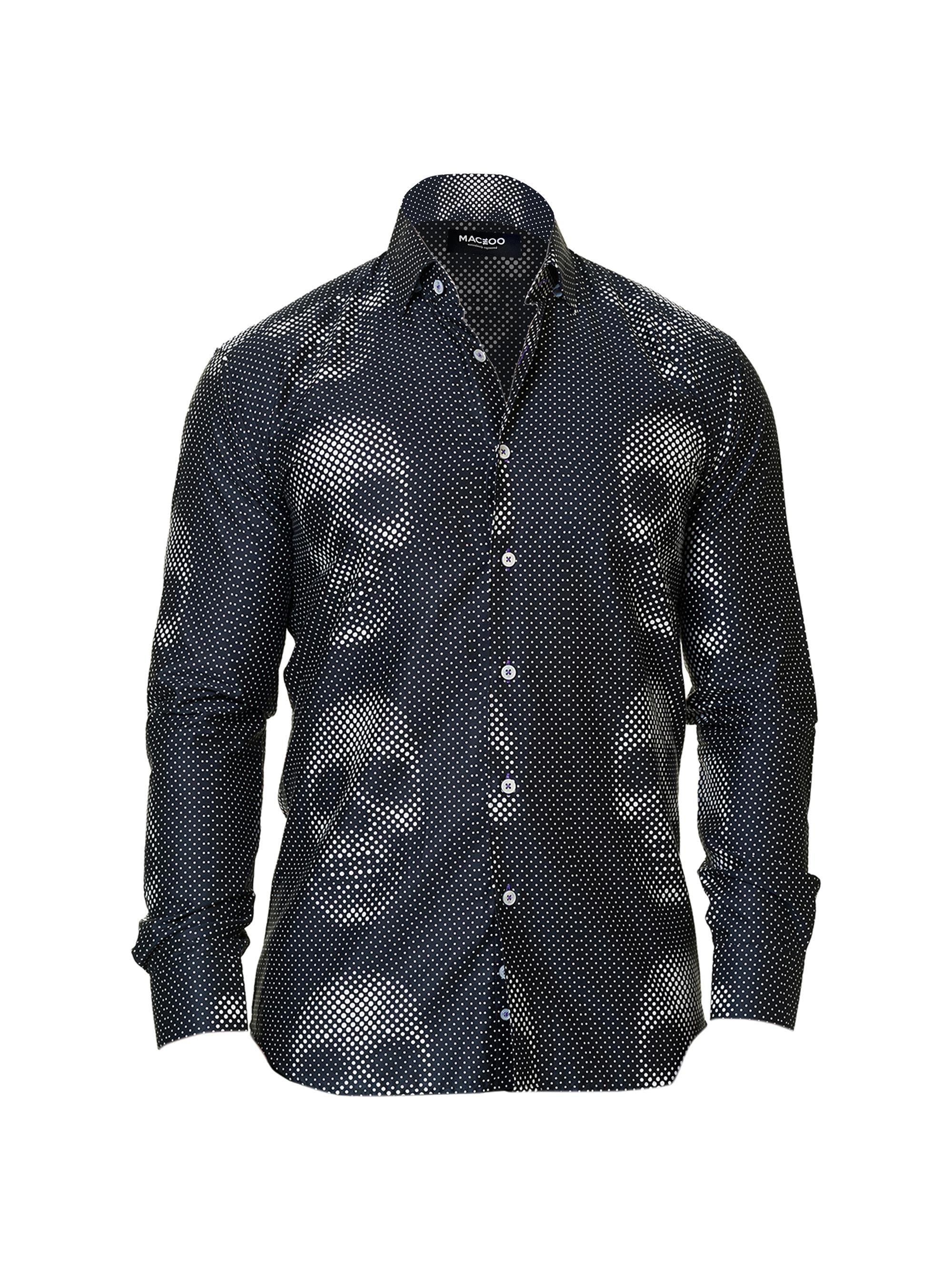 Maceoo Men's Luxor Funky Skull Shirt - Black