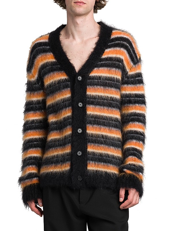 Shop Marni Fuzzy Wuzzy Stripe Cardigan | Saks Fifth Avenue Shop Marni Fuzzy Wuzzy Stripe Cardigan | Saks Fifth Avenue