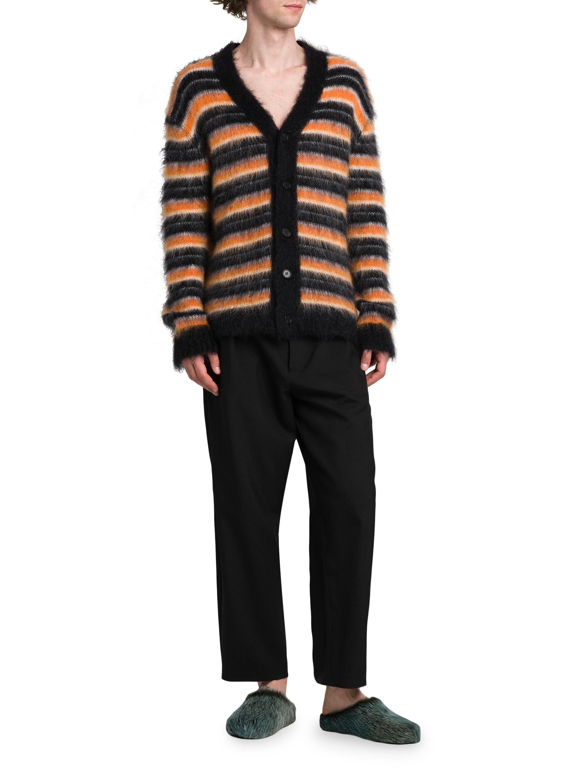 MARNI マルニ FUZZY WUZZY カーディガン Marni Fuzzy Wuzzy Stripe