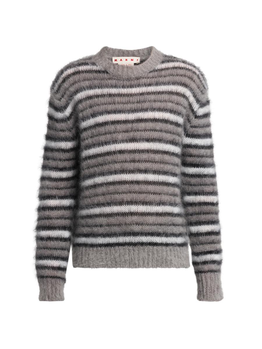 Marni Fuzzy Wuzzy Brushed Stripe Sweater | Saks Fifth Avenue