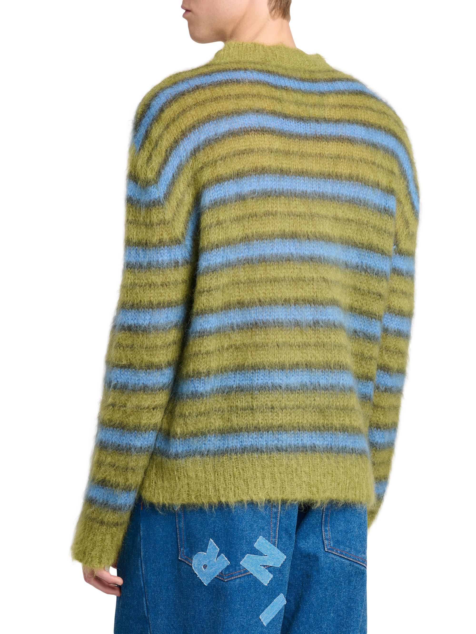 Marni Fuzzy Wuzzy Brushed Stripe Sweater | Saks Fifth Avenue