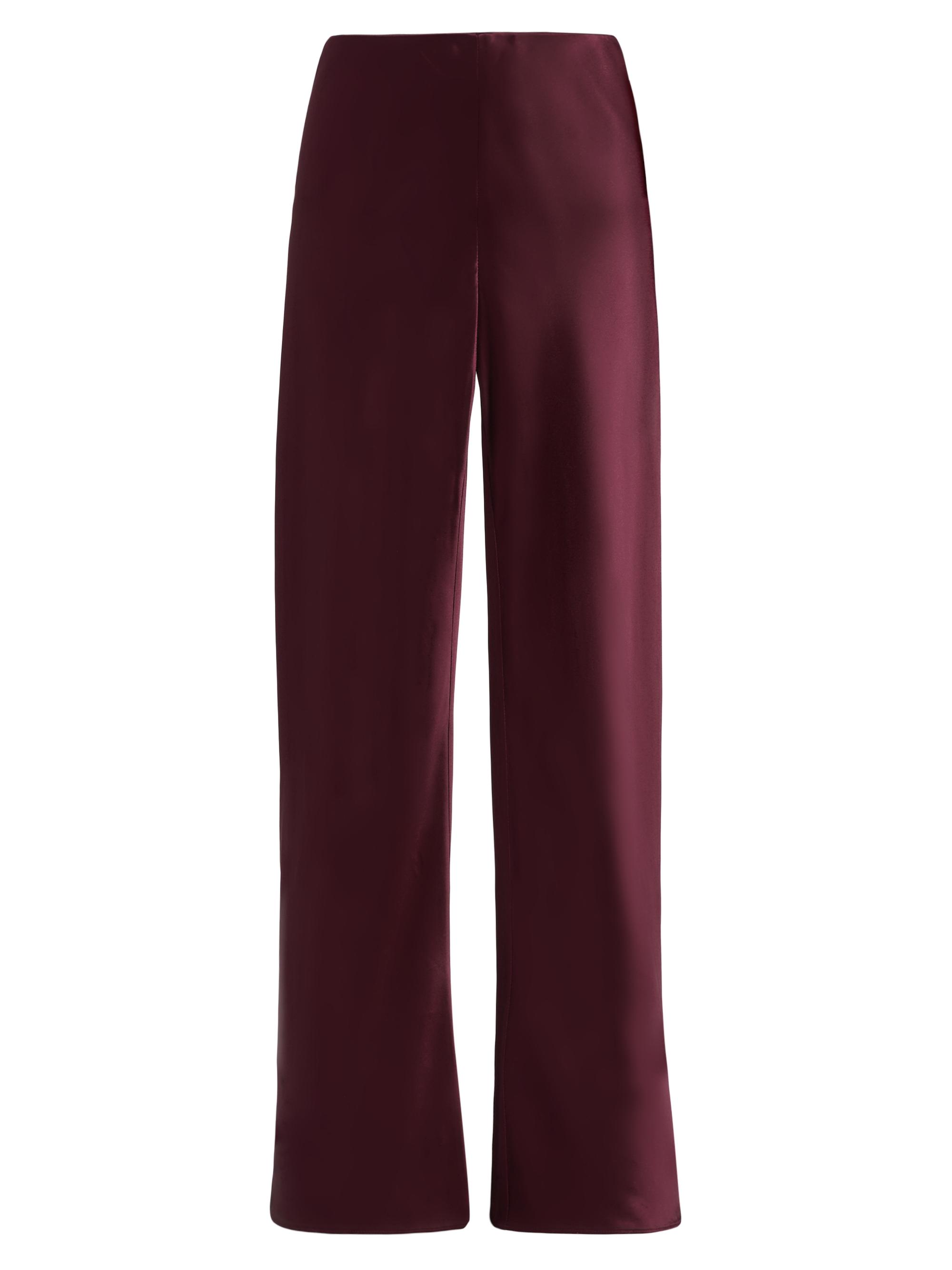 Cami NYC Women's Bristol Satin Pull-On Pants - Elderberry