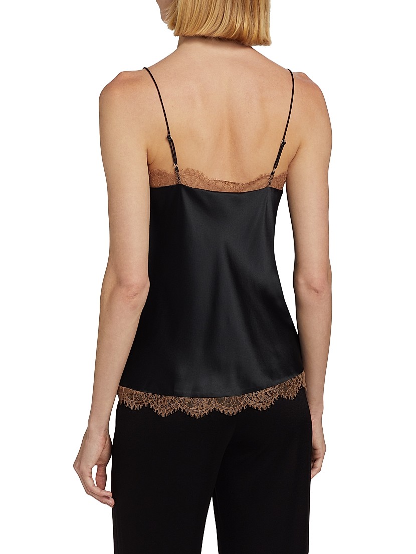 Shop Cami NYC Lynette Silk Lace Slit Camisole | Saks Fifth Shop Cami NYC Lynette Silk Lace Slit Camisole | Saks Fifth