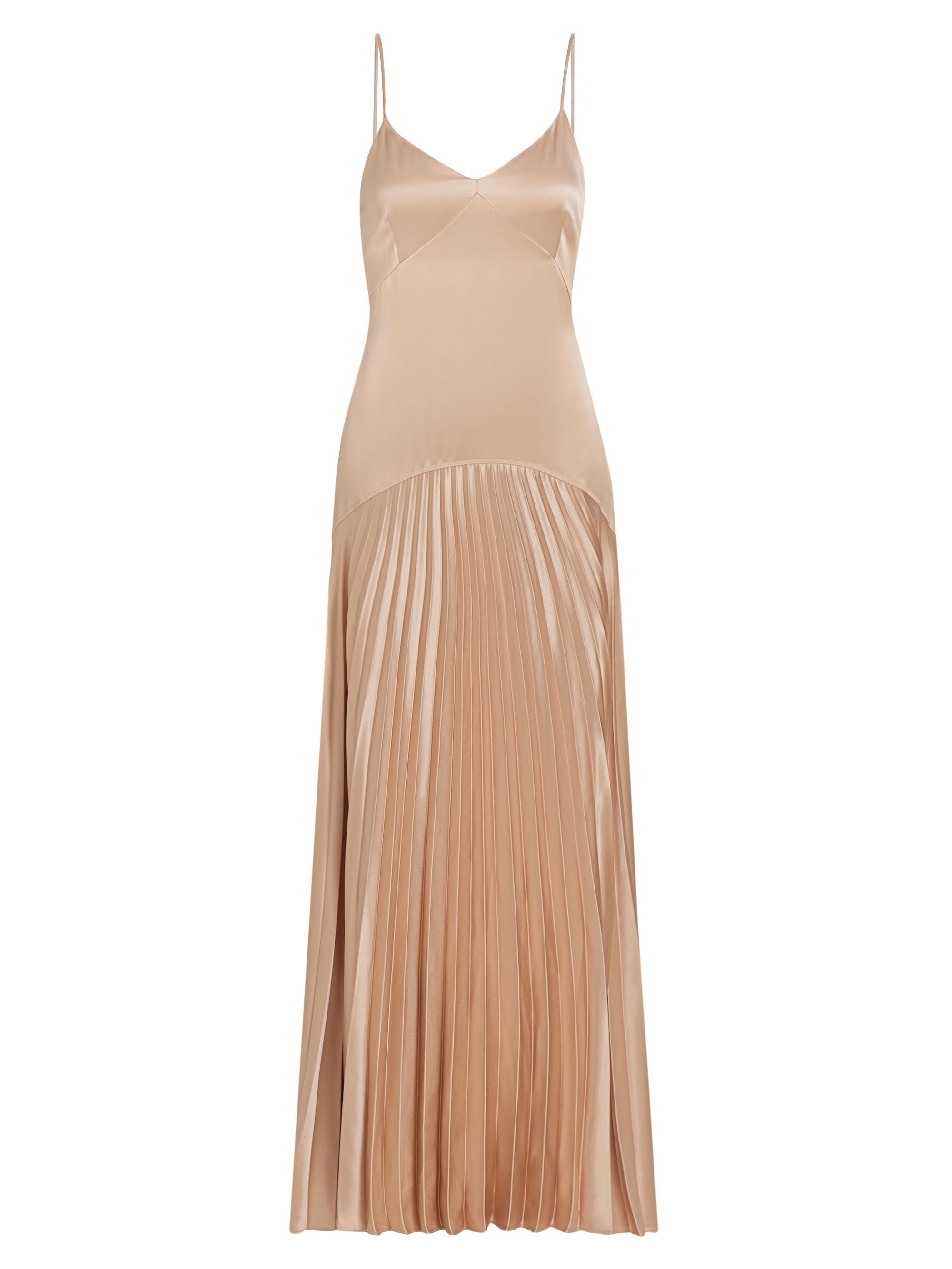 Cami NYC Women's Jennelyn Pleated Slip Gown - Mink