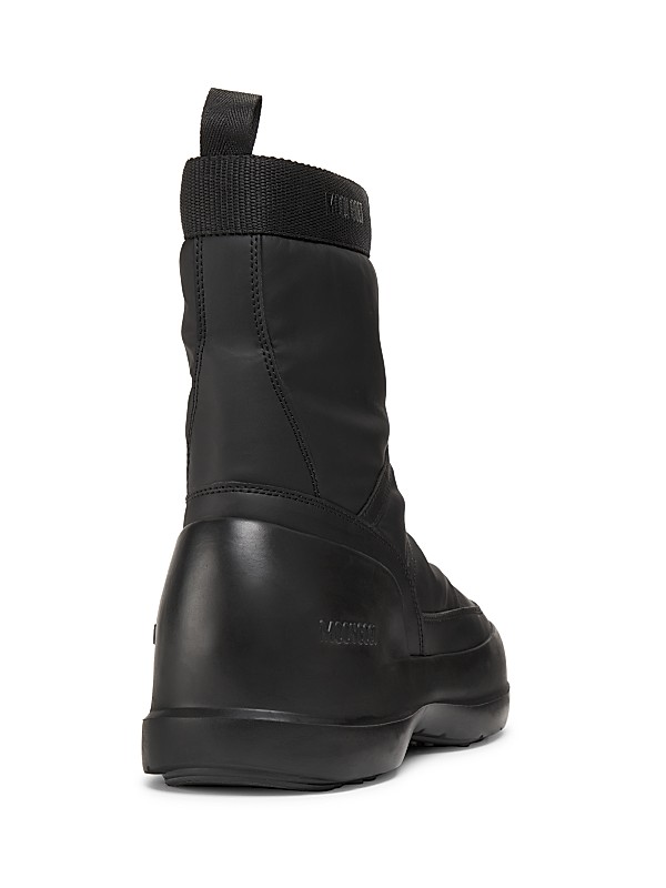 Shop Moon Boot Luna Zip-Front Mid-Top Boots | Saks Fifth Avenue Shop Moon Boot Luna Zip-Front Mid-Top Boots | Saks Fifth Avenue
