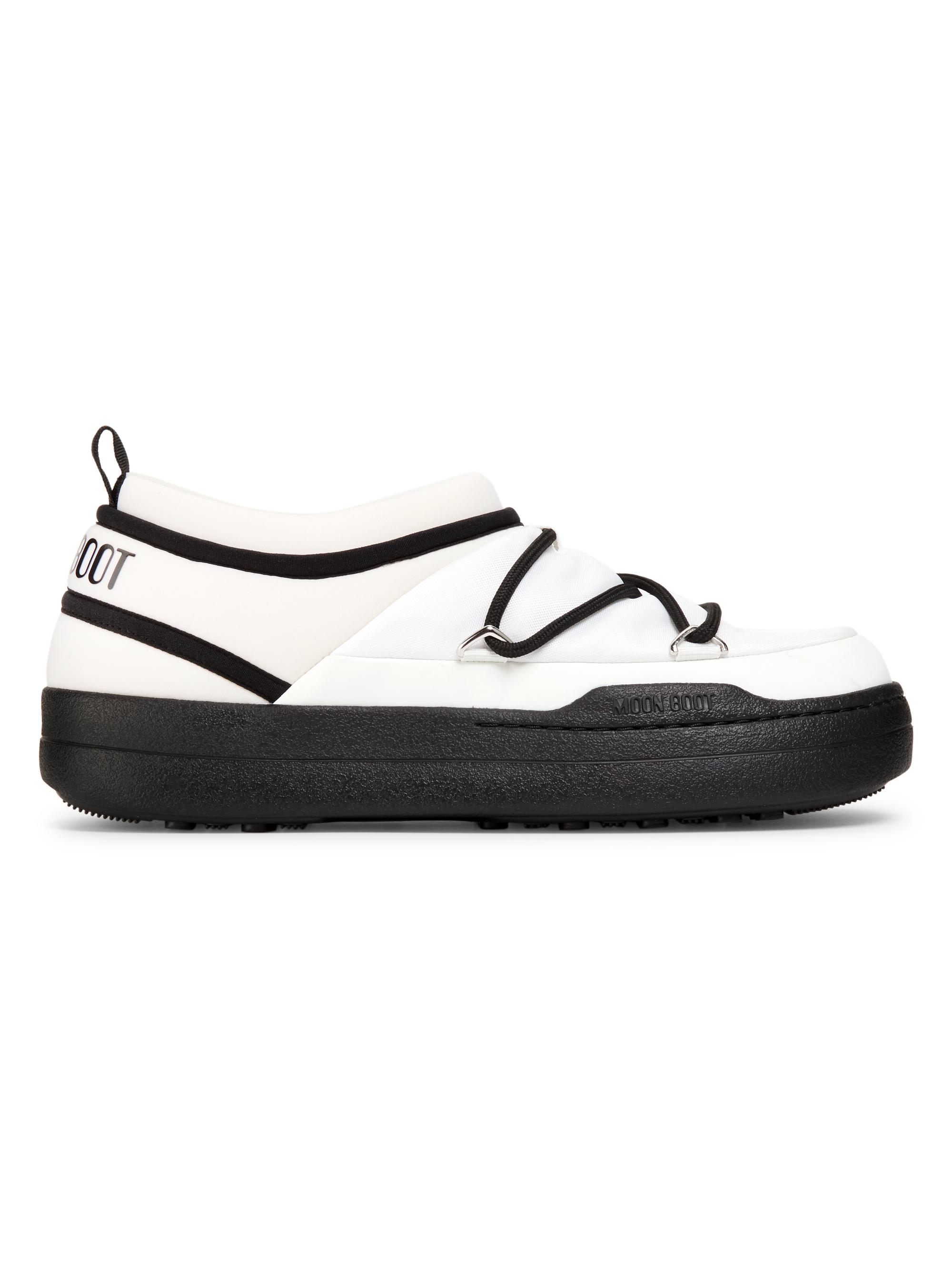 Moon Boot Men's Park Icon Ambidextrous Slip-On Shoes - White Black