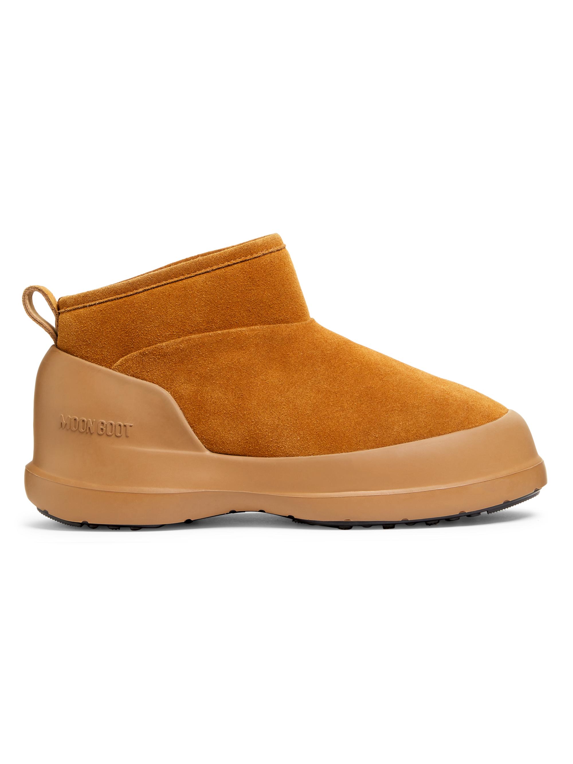 Moon Boot Men's Luna Suede Boots - Cognac