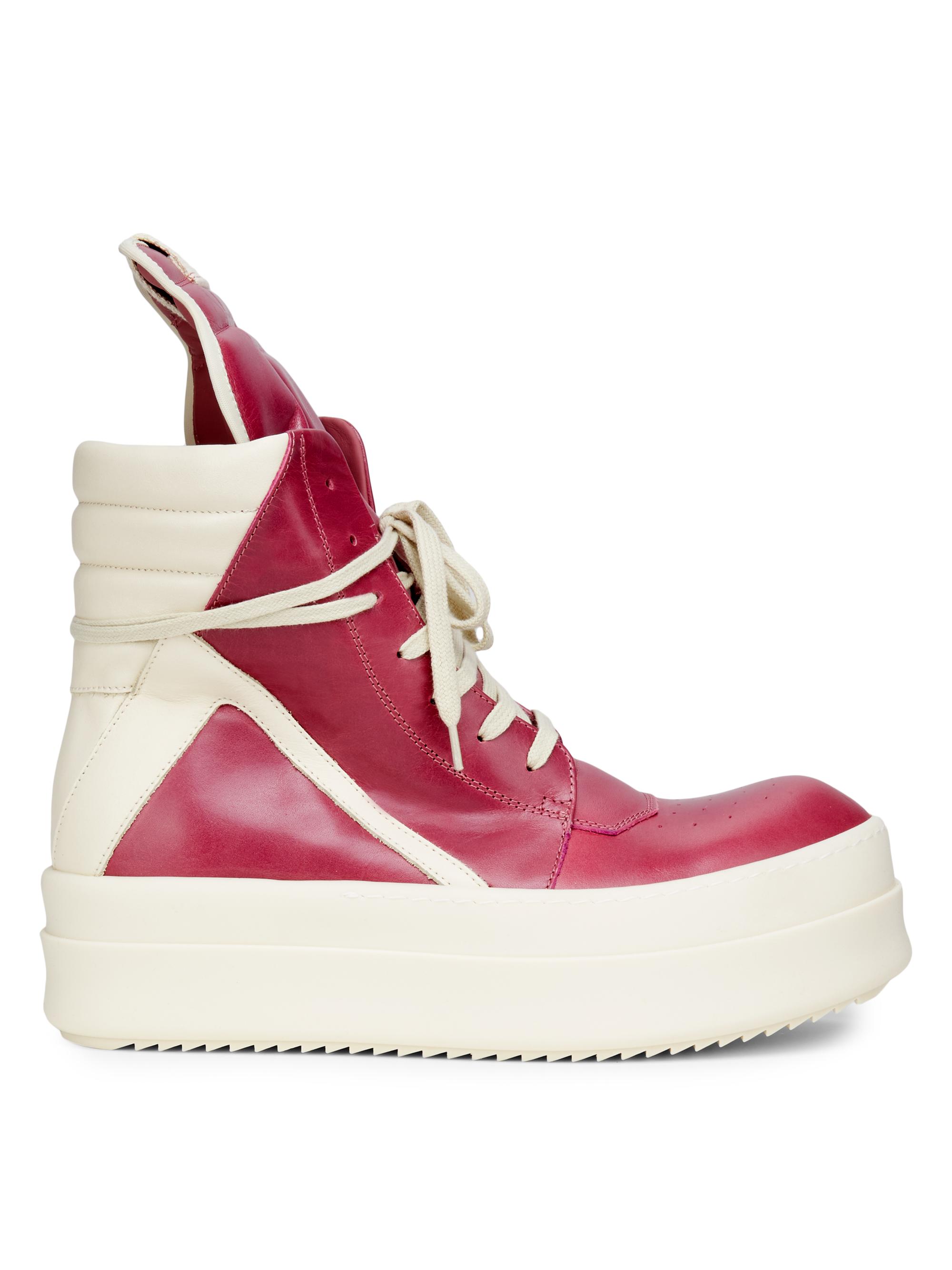 Shop Rick Owens Mega Bumper Geobasket High-Top Sneakers | Saks 