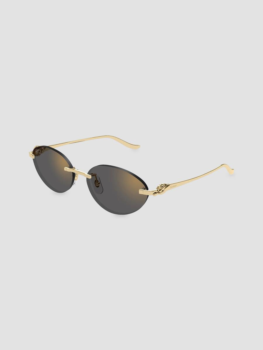 Cartier Panthère Classic 58MM Oval Sunglasses | Saks Fifth Avenue
