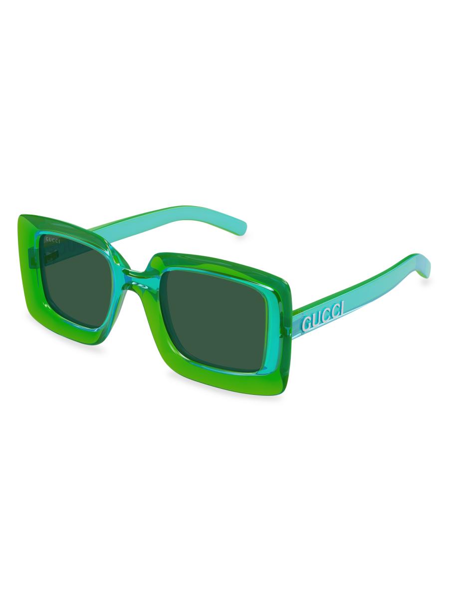 Gucci Sunset Boulevard 51MM Squared Sunglasses | Saks Fifth