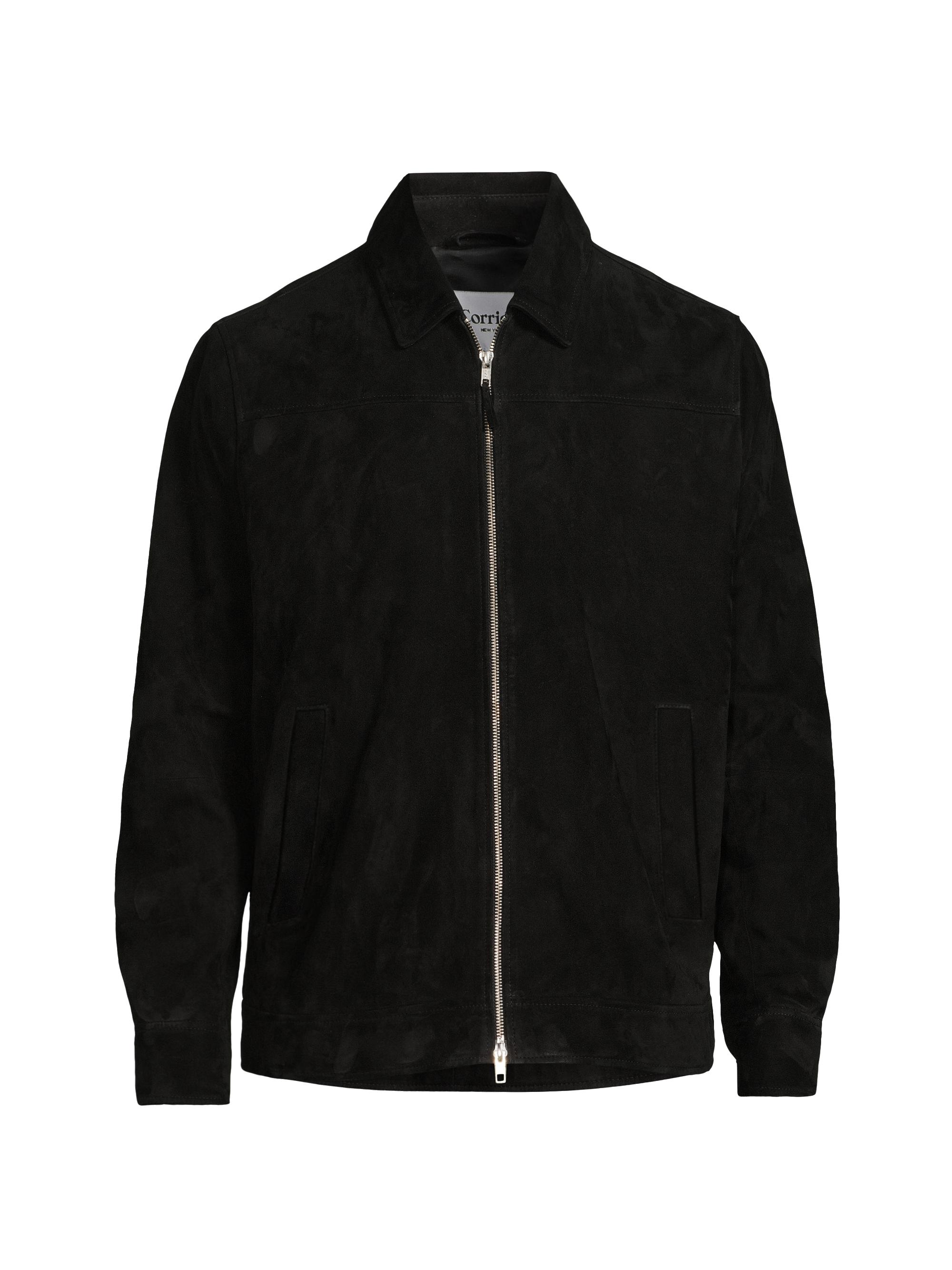 Corridor Suede Zip-Front Jacket | Saks Fifth Avenue