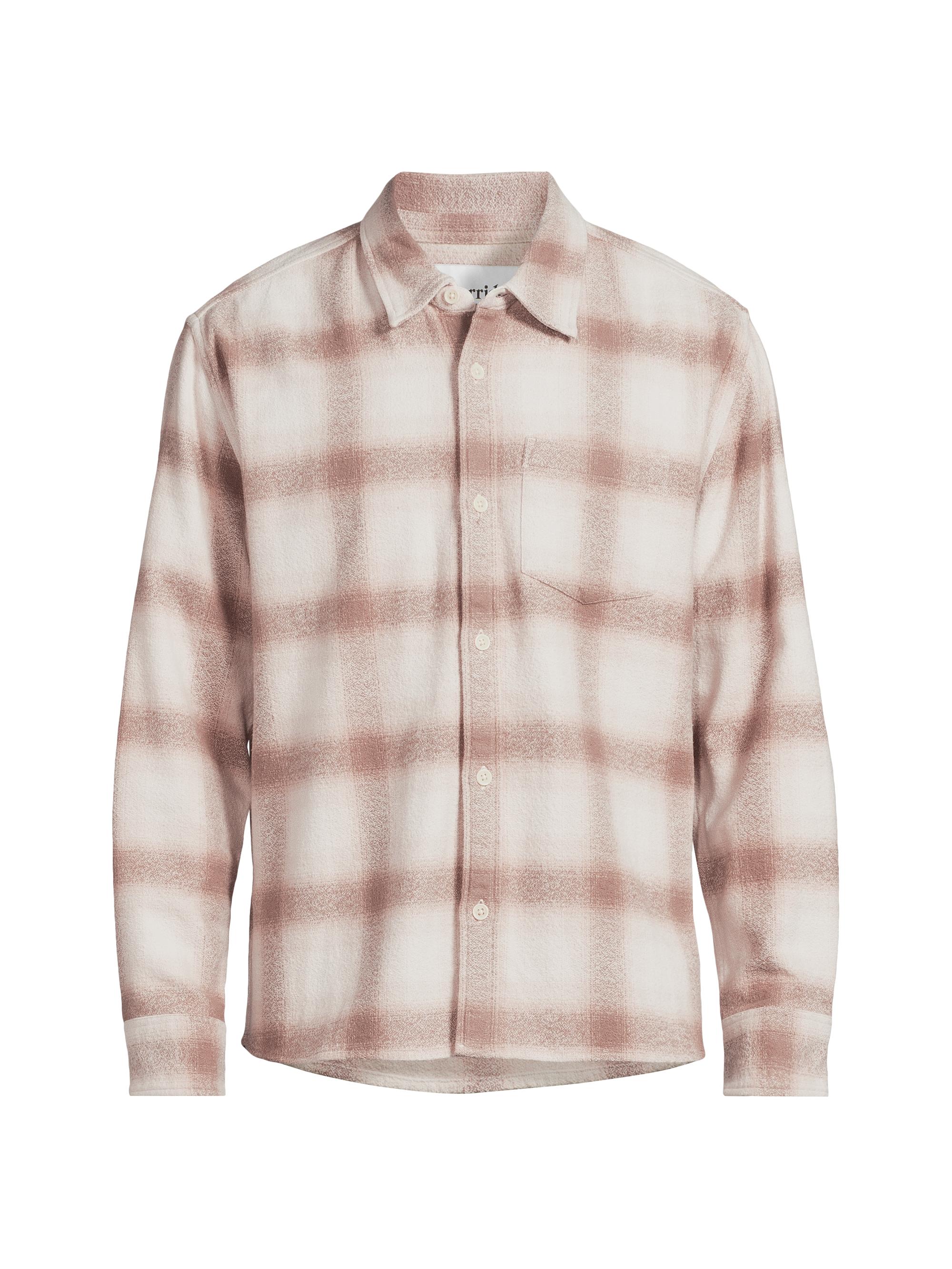 Corridor Men's Snow Day Plaid Cotton Shirt - Natural
