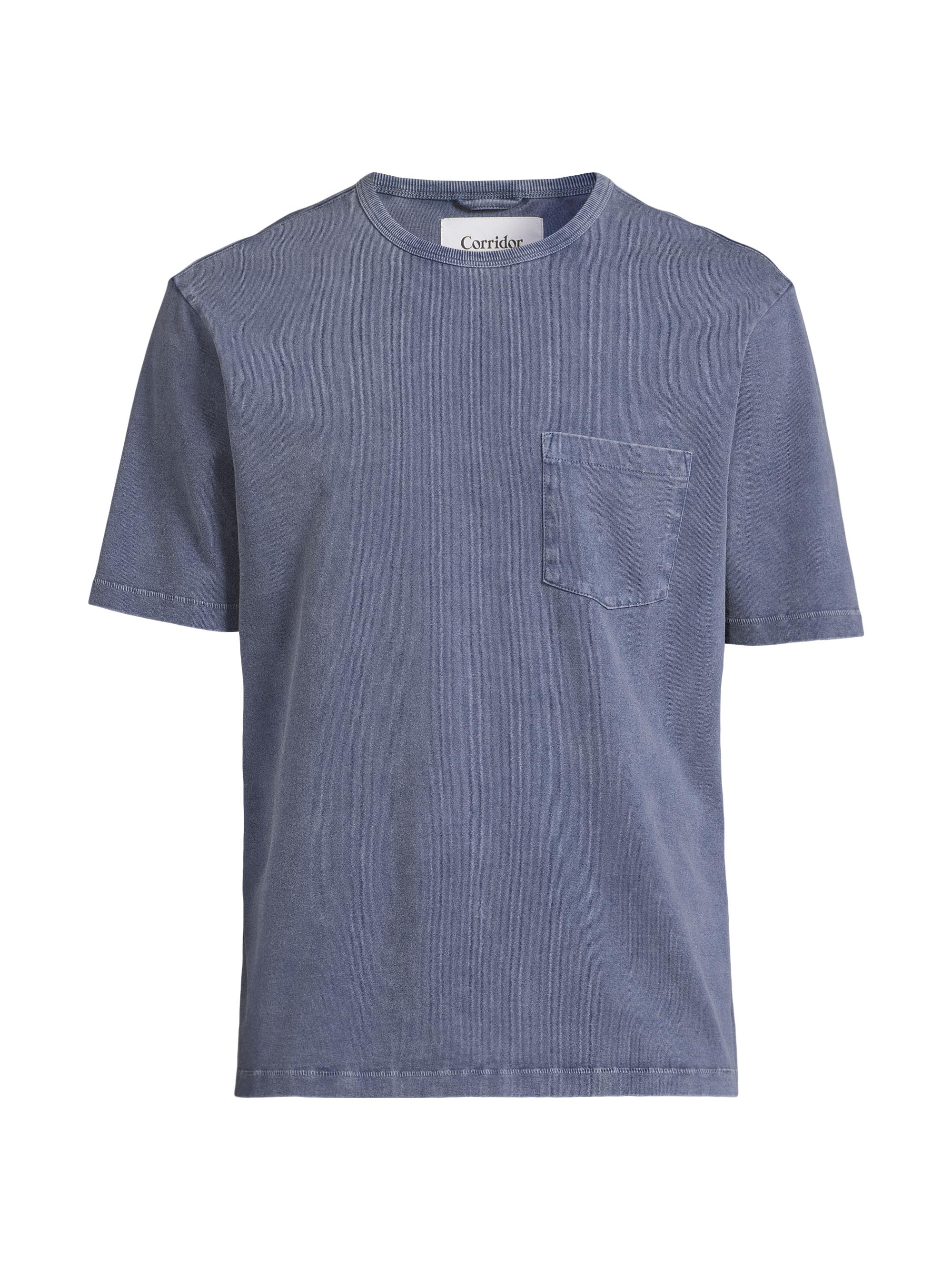 Corridor Men's Cotton Crewneck T-Shirt - Midnight