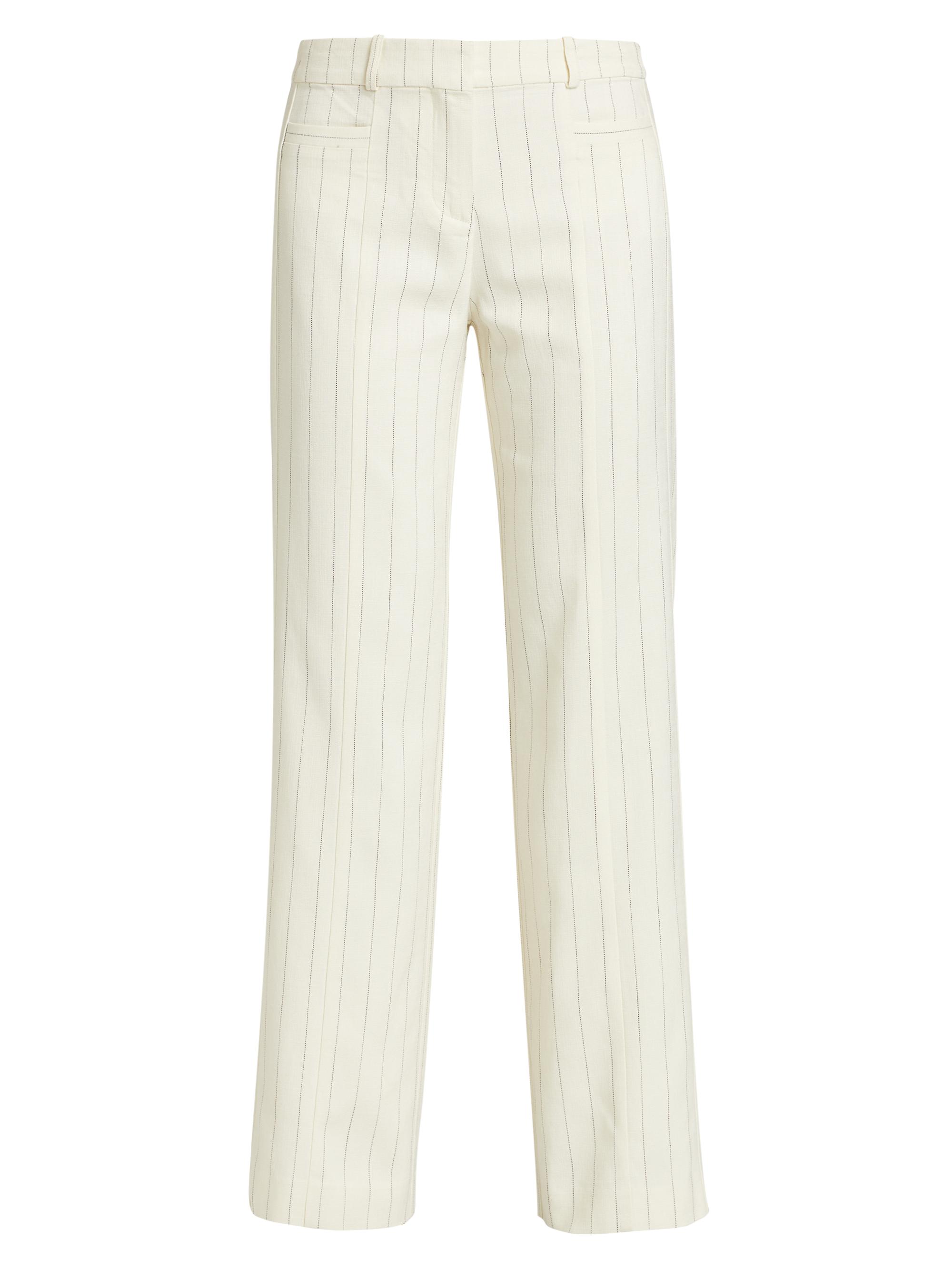 ba & sh Women's Elouan Pinstriped Pants - Ecru