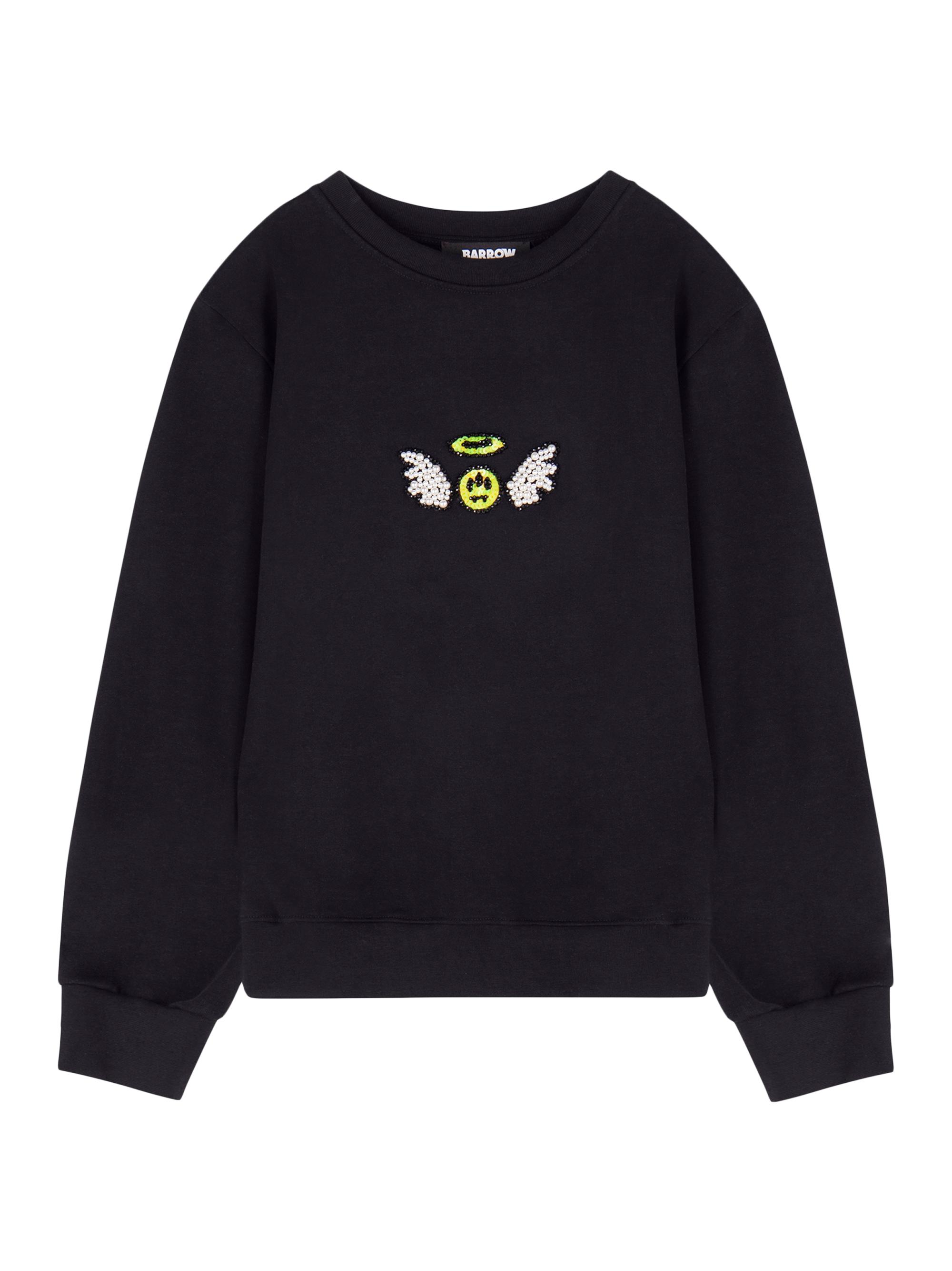 Barrow Men's Put On Wings Crew Sweatshirt - Neroblack