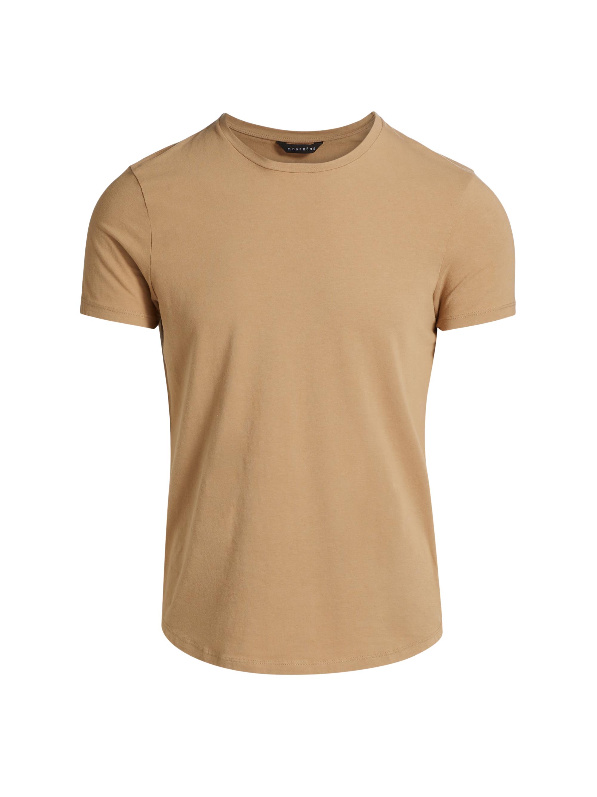 Monfrère Men's Dann Cotton Slim Crewneck T-Shirt - Teak