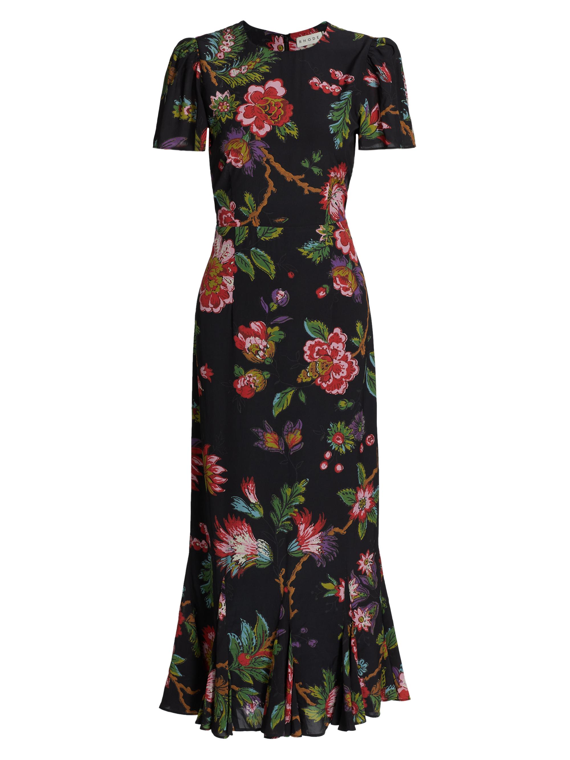 Rhode Women's Ink Fleur Grande Lulani Maxi Dress - Ink Morlaix Fleur Grande