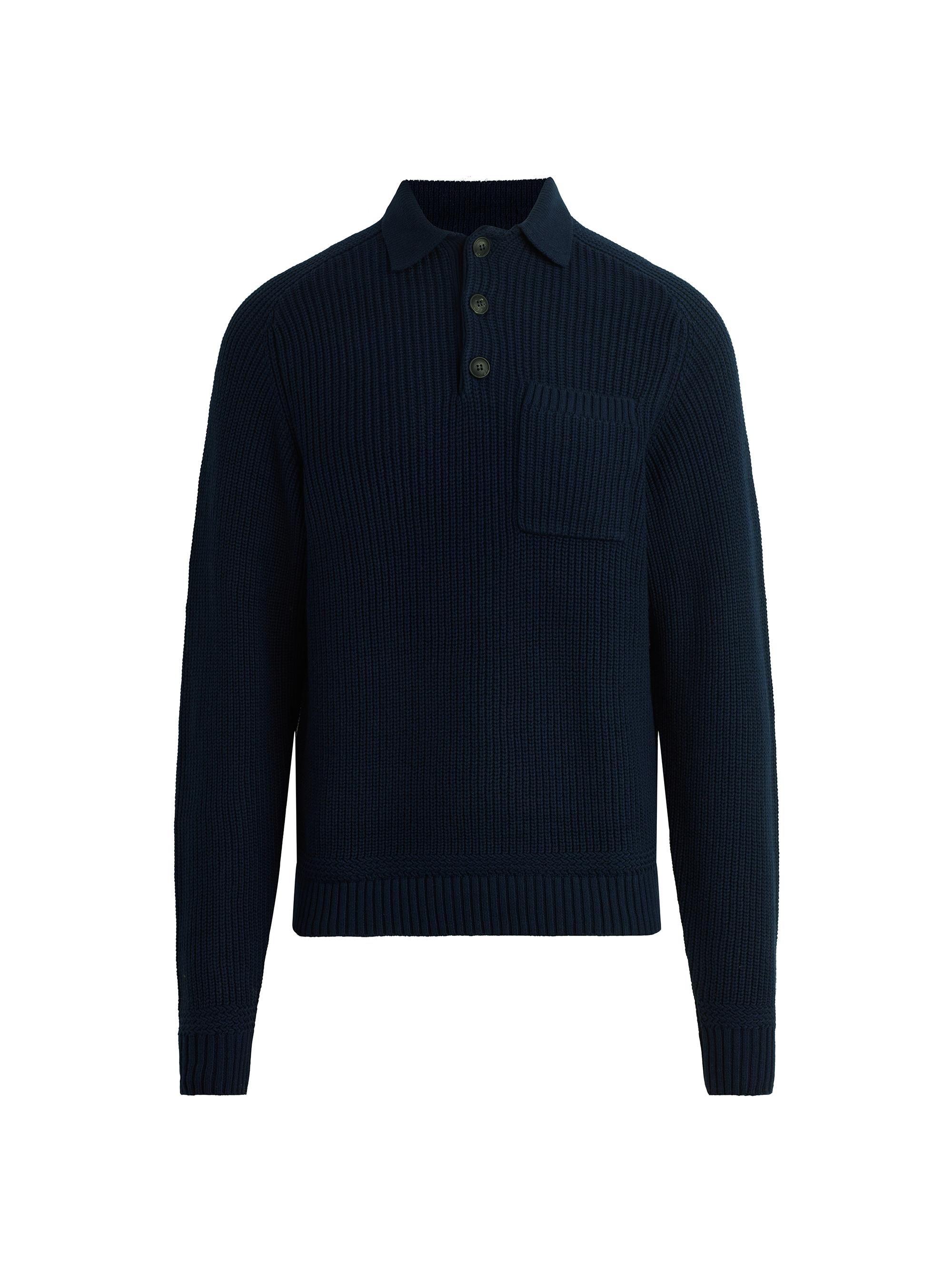 Joe's Jeans Men's Ruben Polo Sweater - Midnight Navy