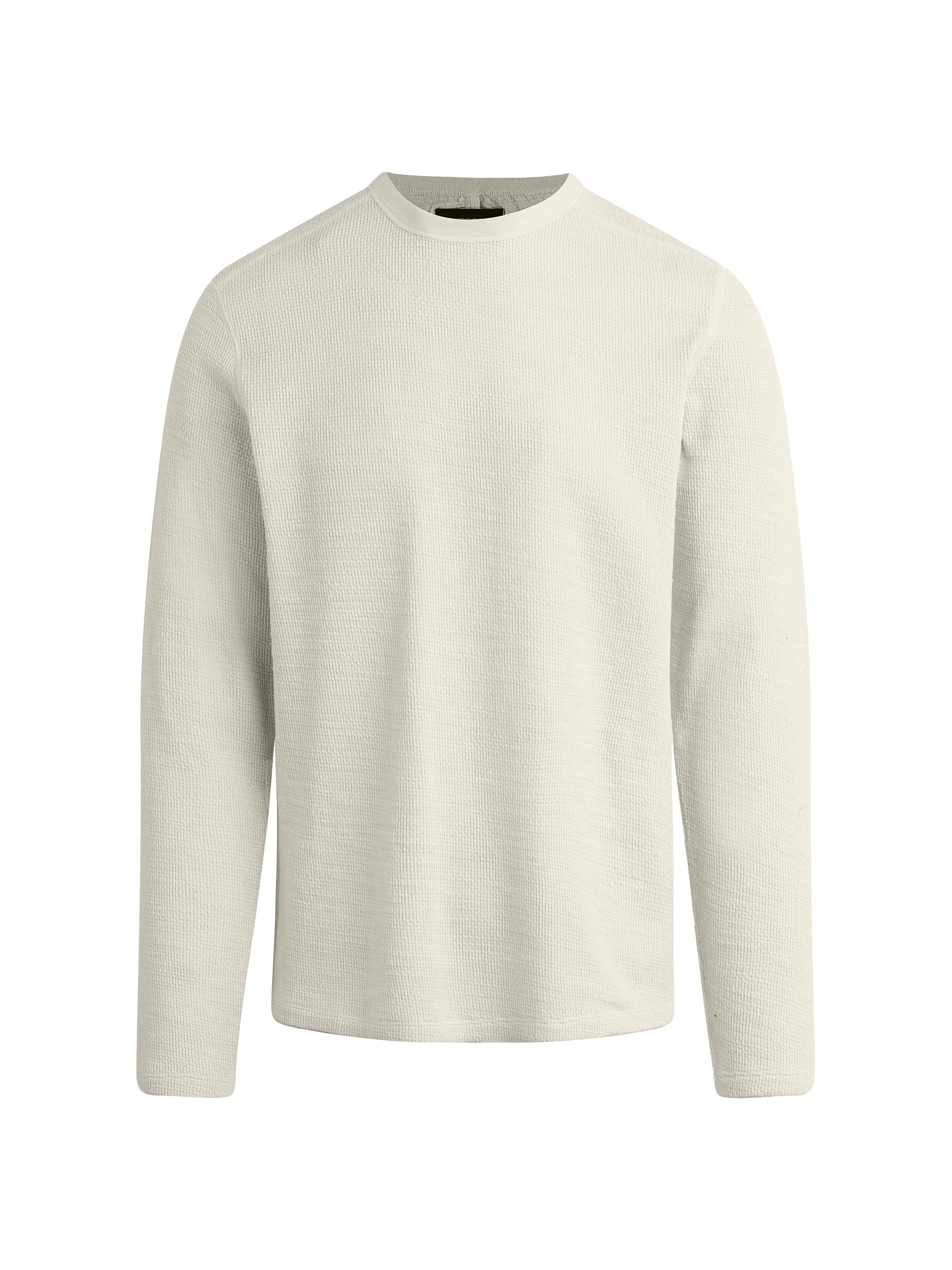 Joe's Jeans Men's Tate Waffle-Knit Crewneck Top - Natural