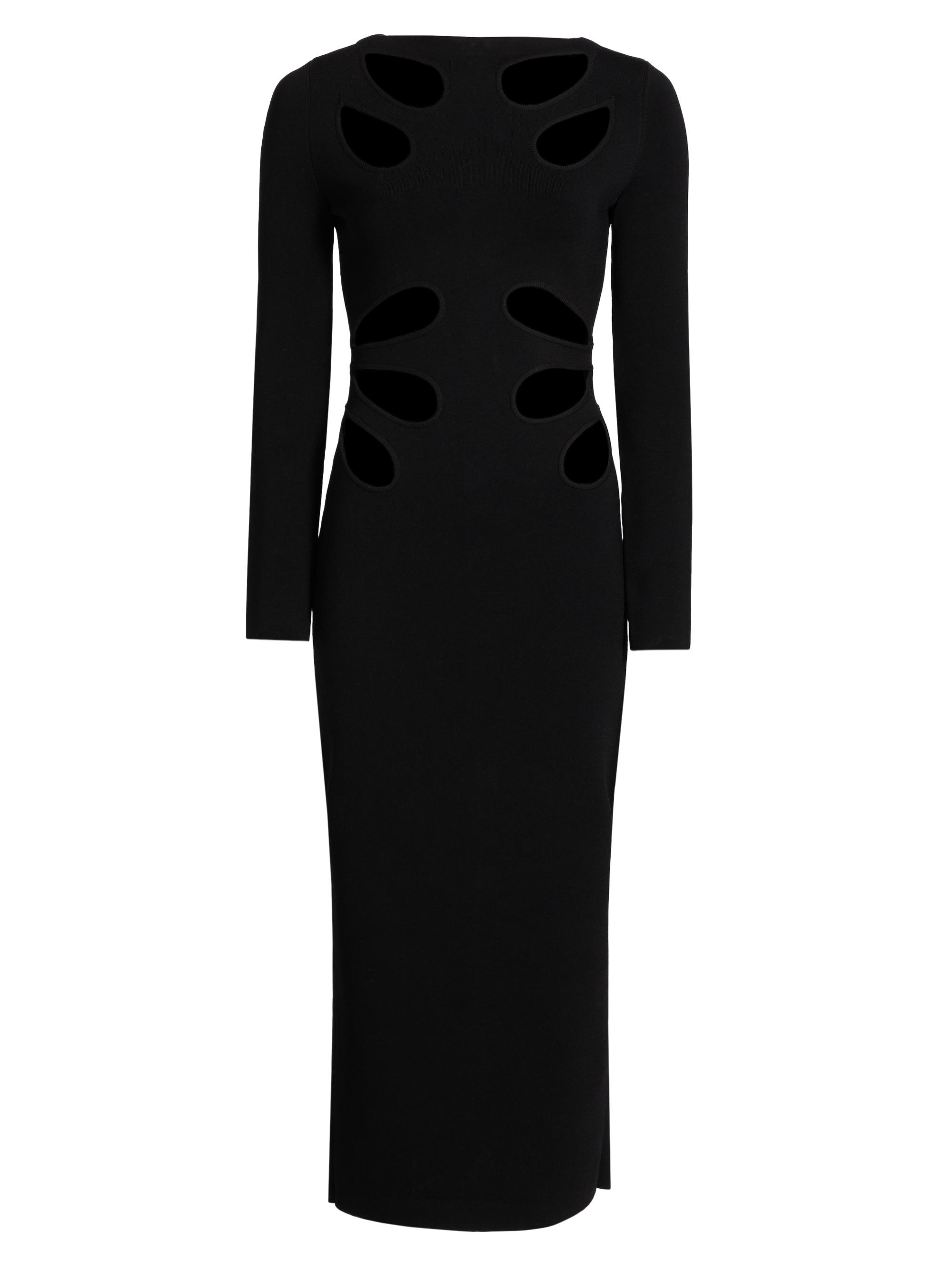 Cult Gaia Women's Anaria Cut Out Knit Midi-Dress - Black