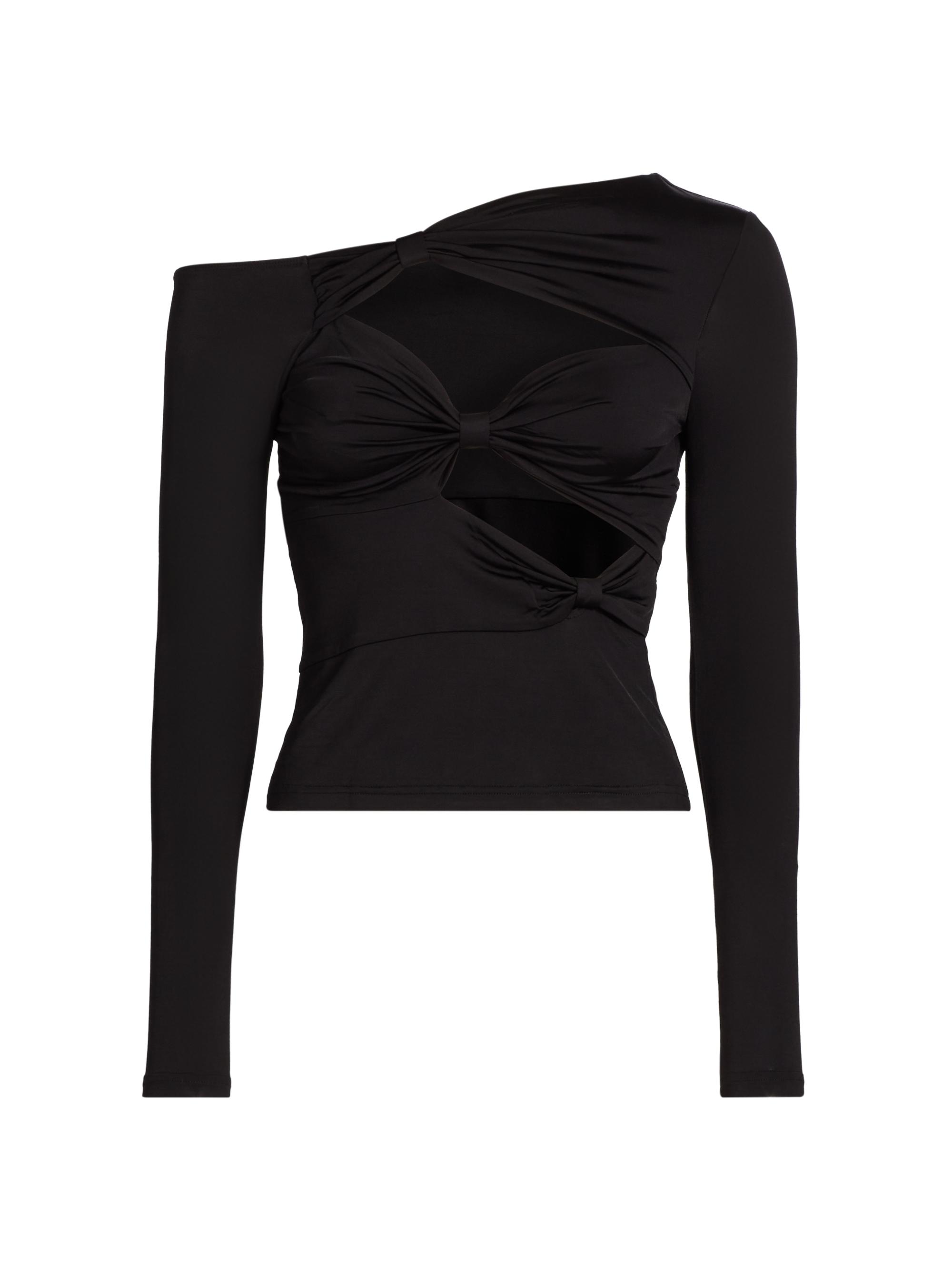 Cult Gaia Women's Rosia Cut Out Top - Black