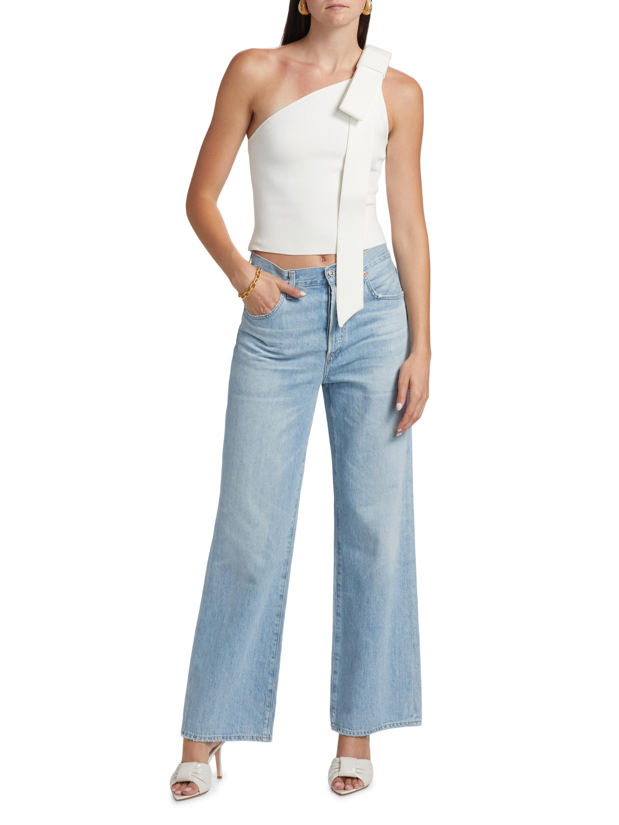 Cult Gaia Nomi One-Shoulder Knit Top | Saks Fifth Avenue