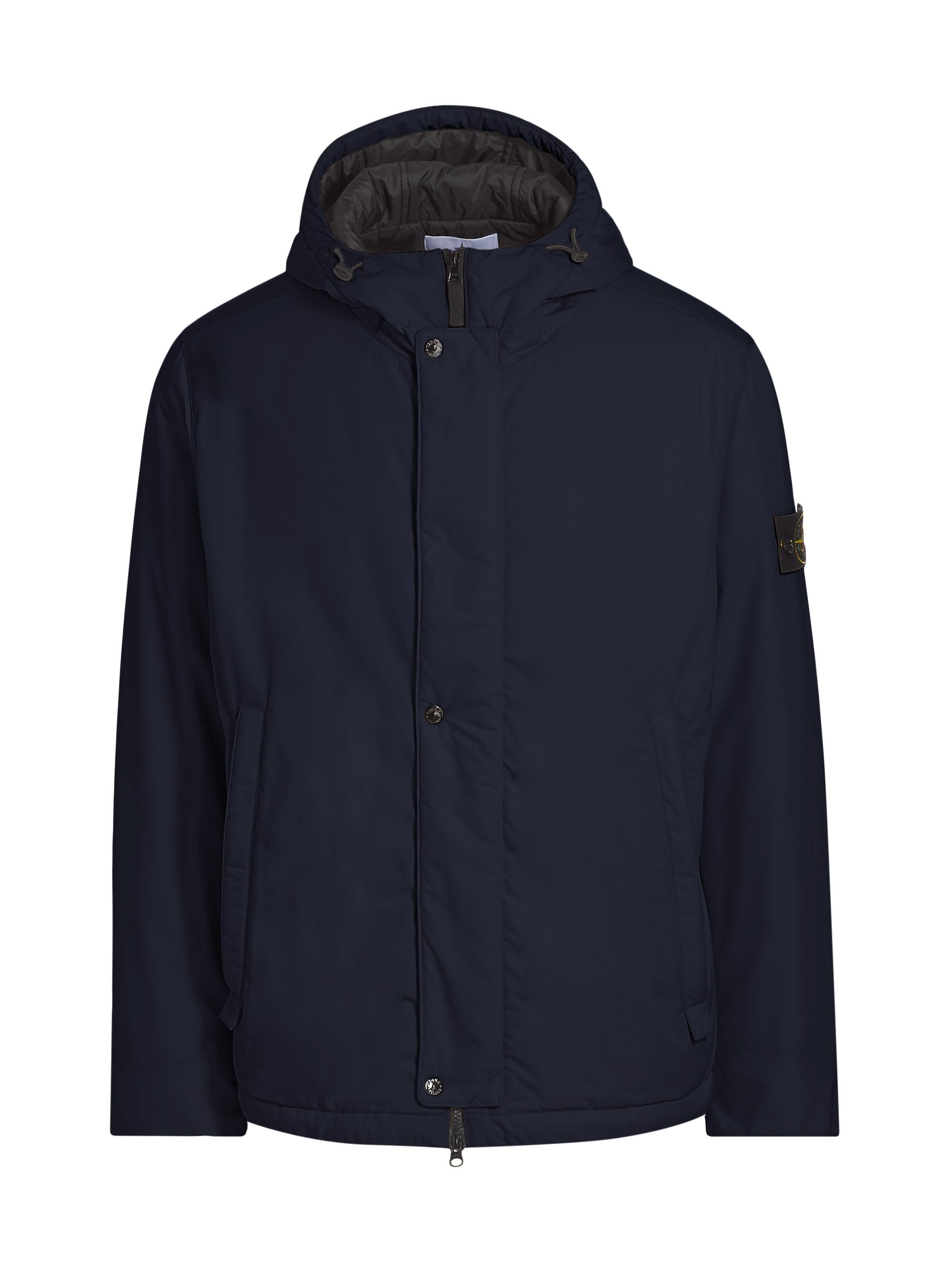 Stone Island Men's Hooded Drawcord Jacket - Navy Blue