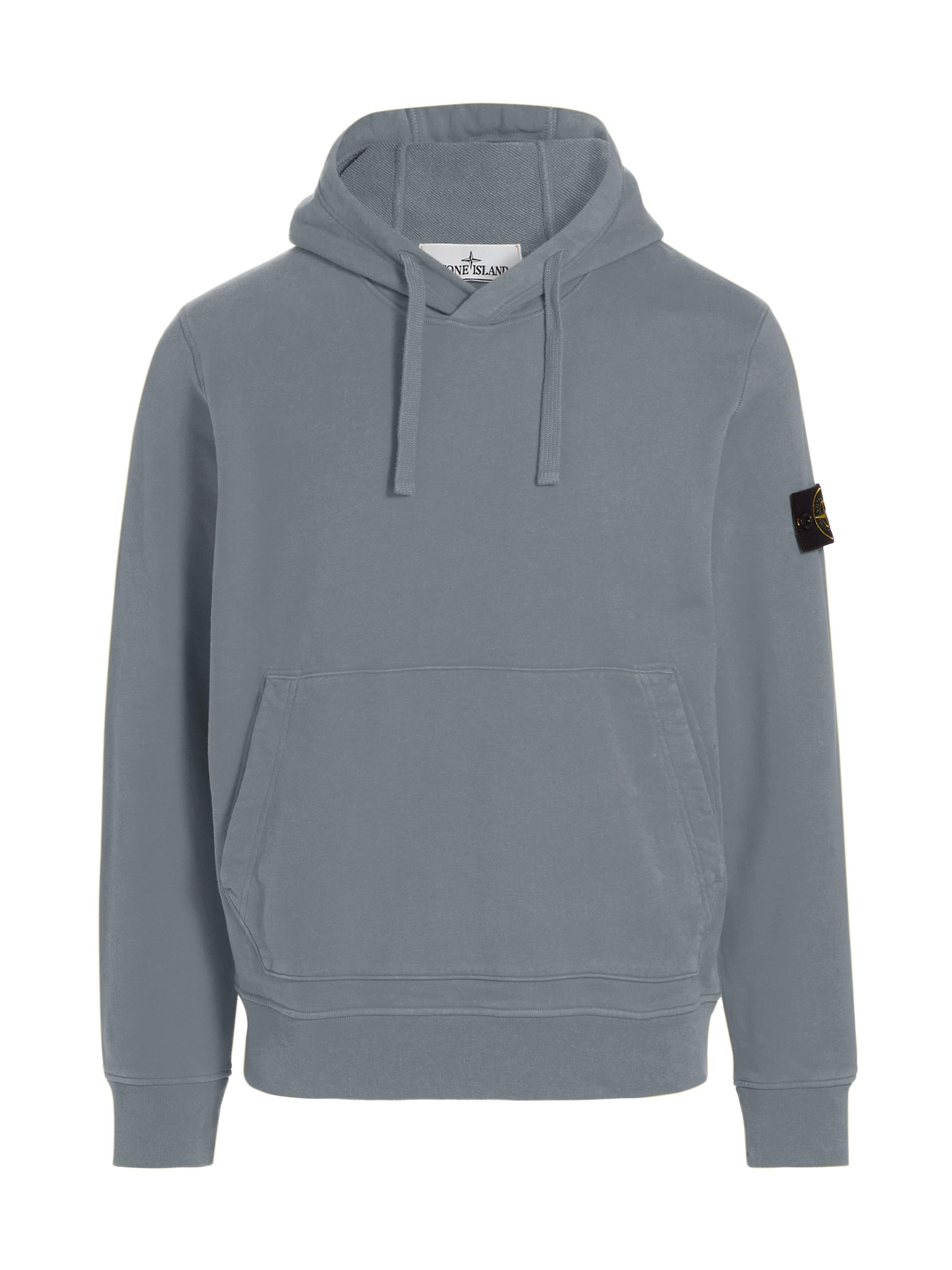 Stone Island Men's Cotton Fleece Hoodie - Black