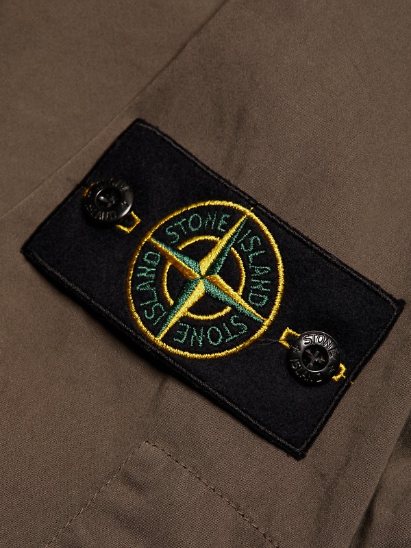 Shop Stone Island Stretch-Cotton Zip-Front Overshirt | Saks Shop Stone Island Stretch-Cotton Zip-Front Overshirt | Saks