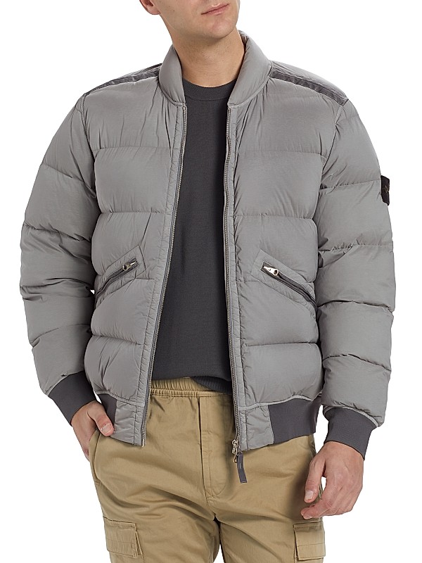 Shop Stone Island Crinkle Quilted Down Jacket | Saks Fifth Shop Stone Island Crinkle Quilted Down Jacket | Saks Fifth