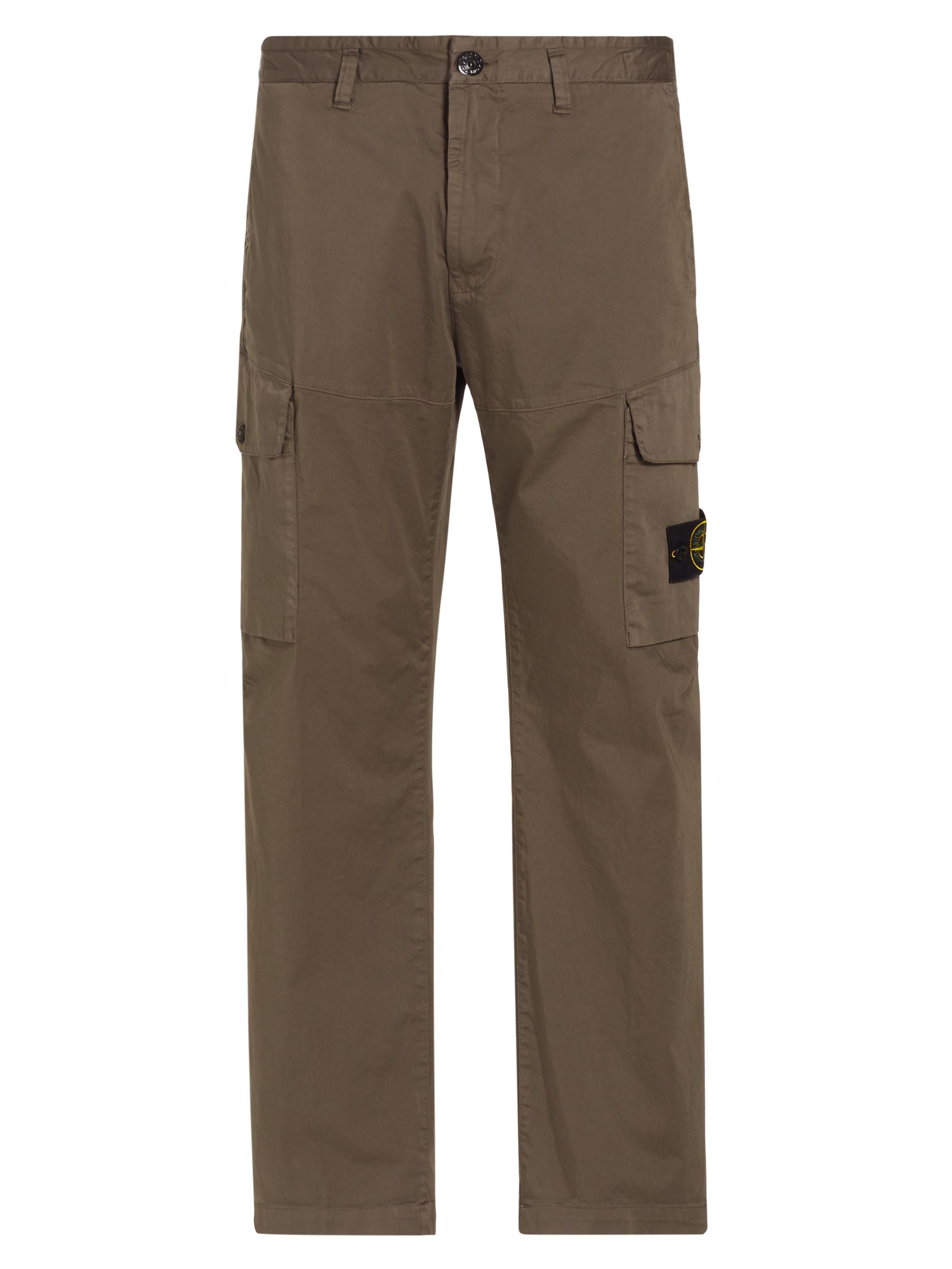 Stone Island Men's Stretch-Cotton Cargo Pants - Walnut