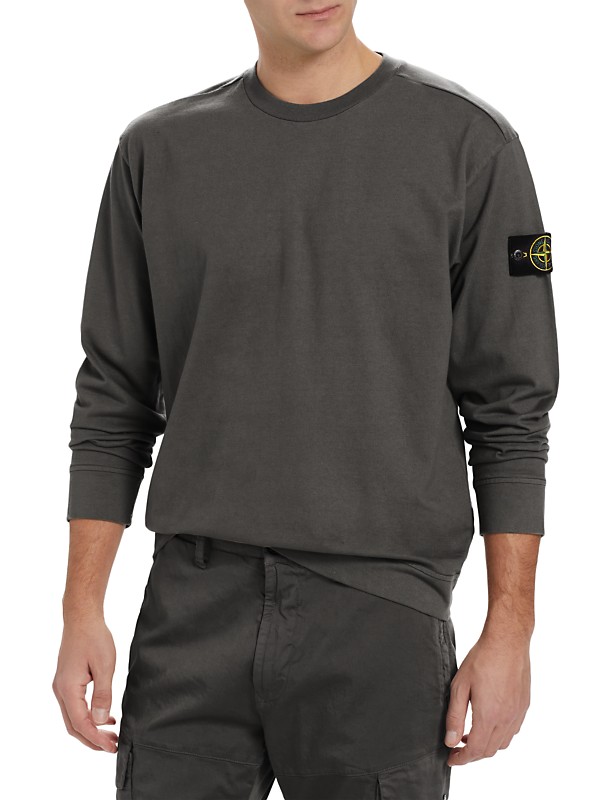 Shop Stone Island Cotton Long-Sleeve T-Shirt | Saks Fifth Avenue Shop Stone Island Cotton Long-Sleeve T-Shirt | Saks Fifth Avenue