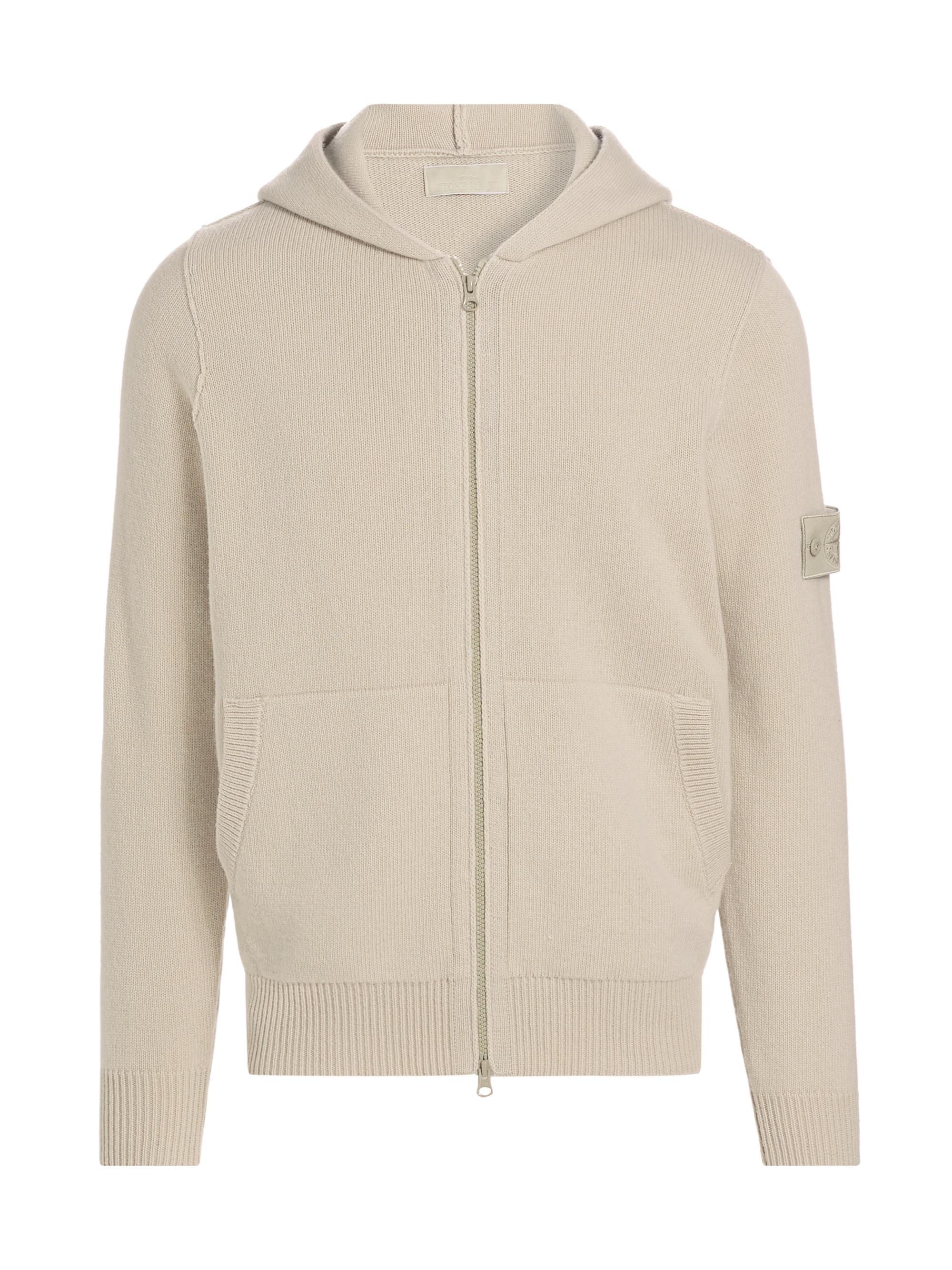 Shop Stone Island Wool Zip-Front Hoodie | Saks Fifth Avenue