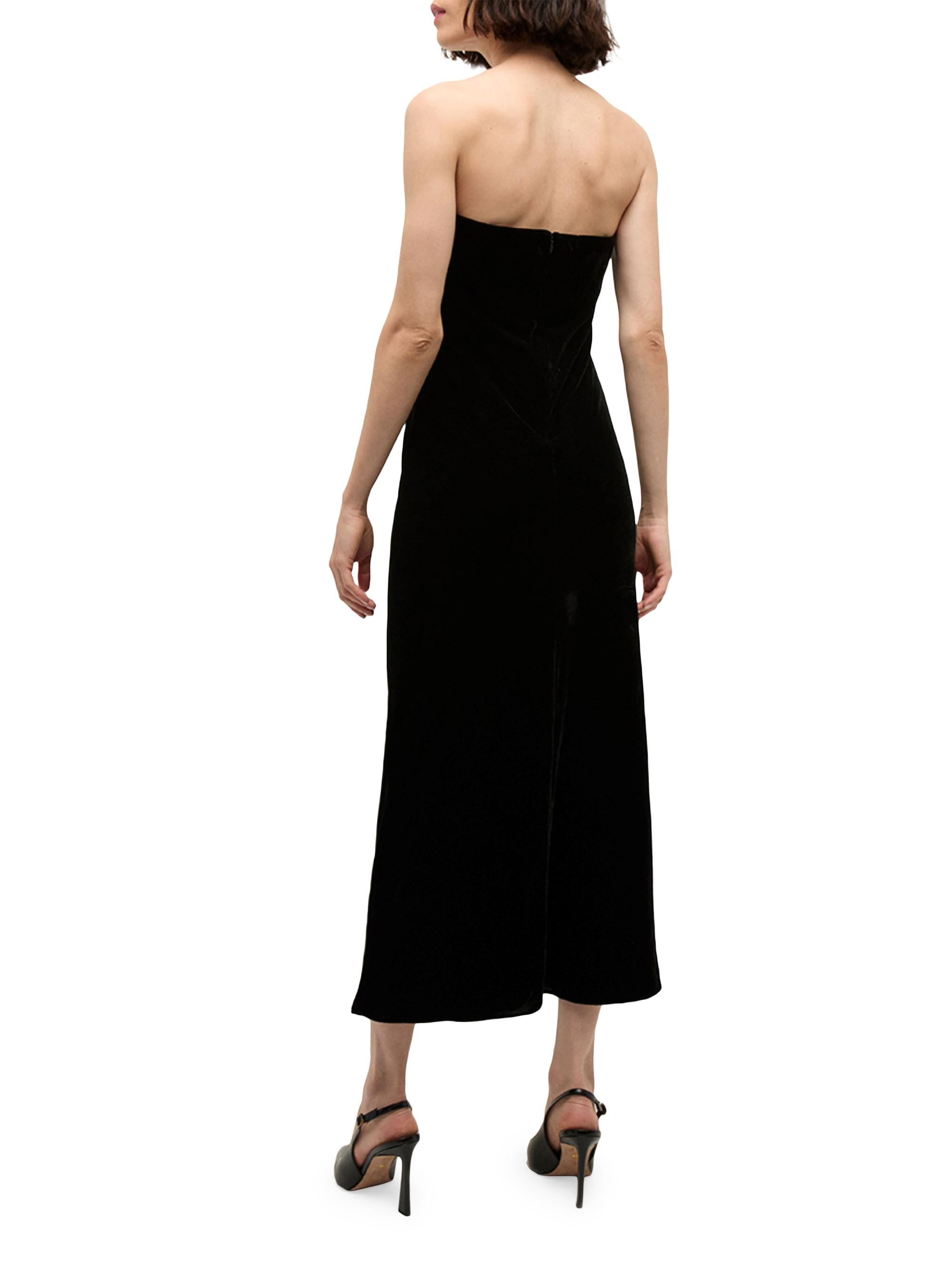 chinese dress ladies Baltic Born Womens Veronica Velvet Maxi Dress | Dark Sage main image 0