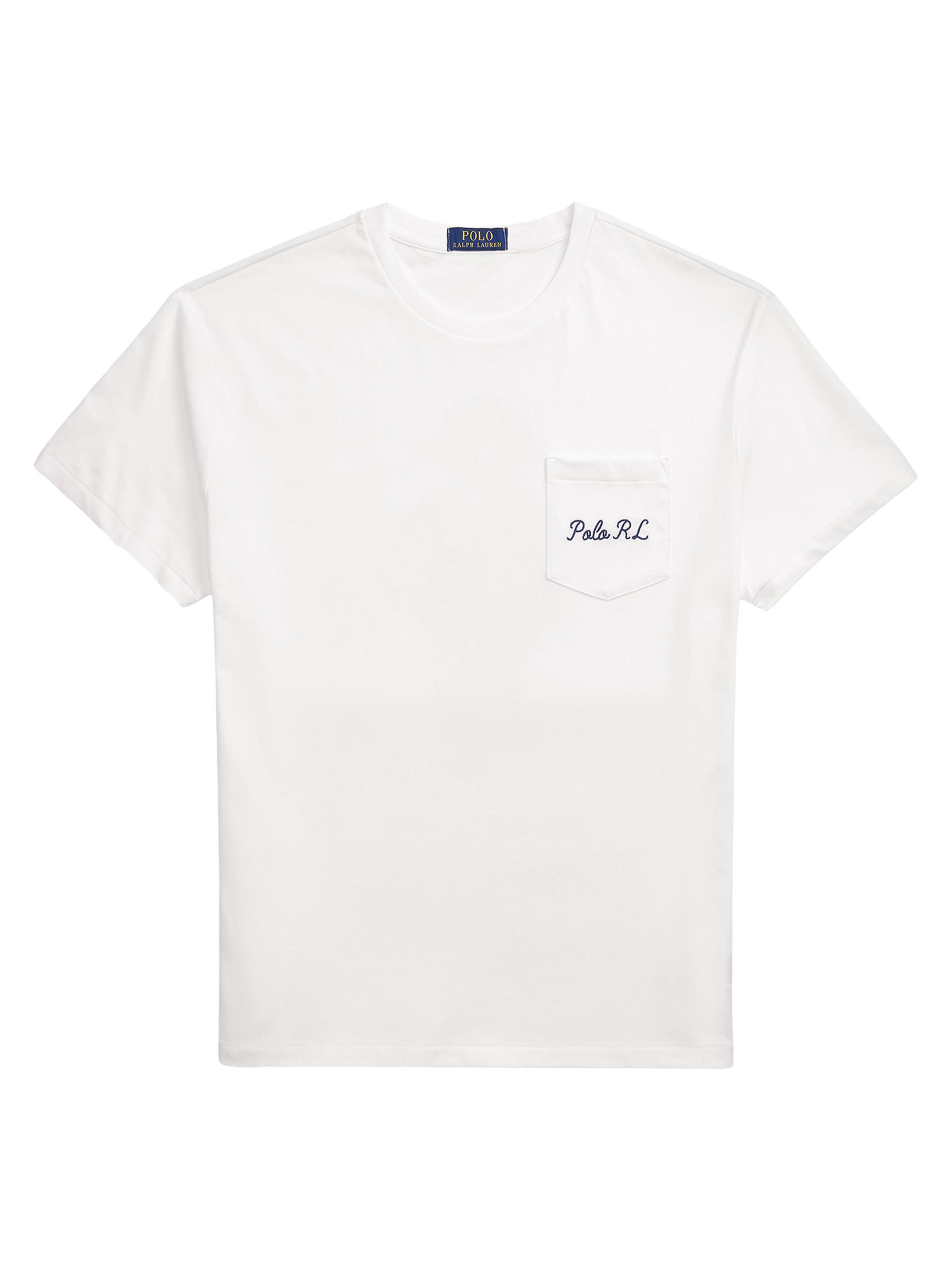 Polo Ralph Lauren Men's Polo Bear Cotton T-Shirt - White Varsity Bear