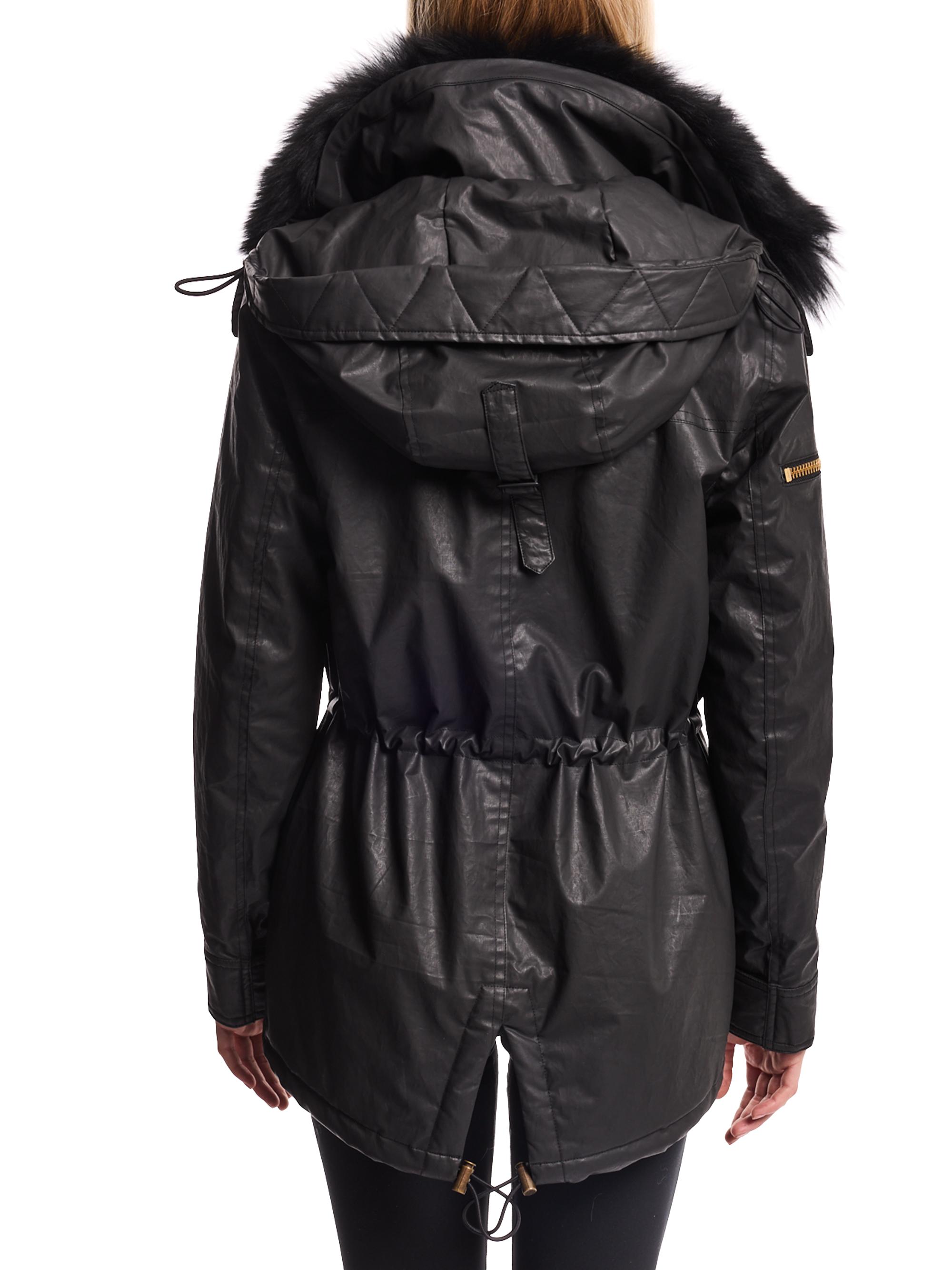 SAM. Devon Shearling-Trimmed Coat | Saks Fifth Avenue