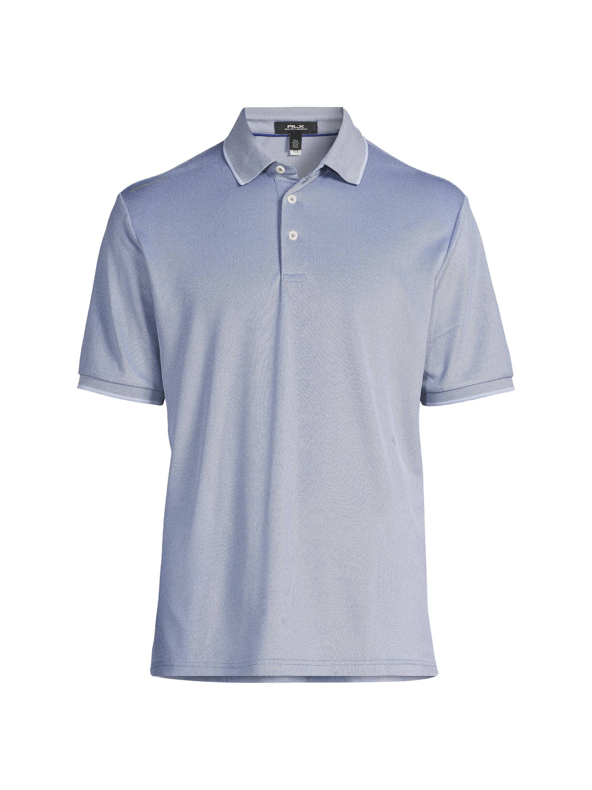 Polo Ralph Lauren Men's Performance Piqué Polo Shirt - Annapolis Blue Ceramic White