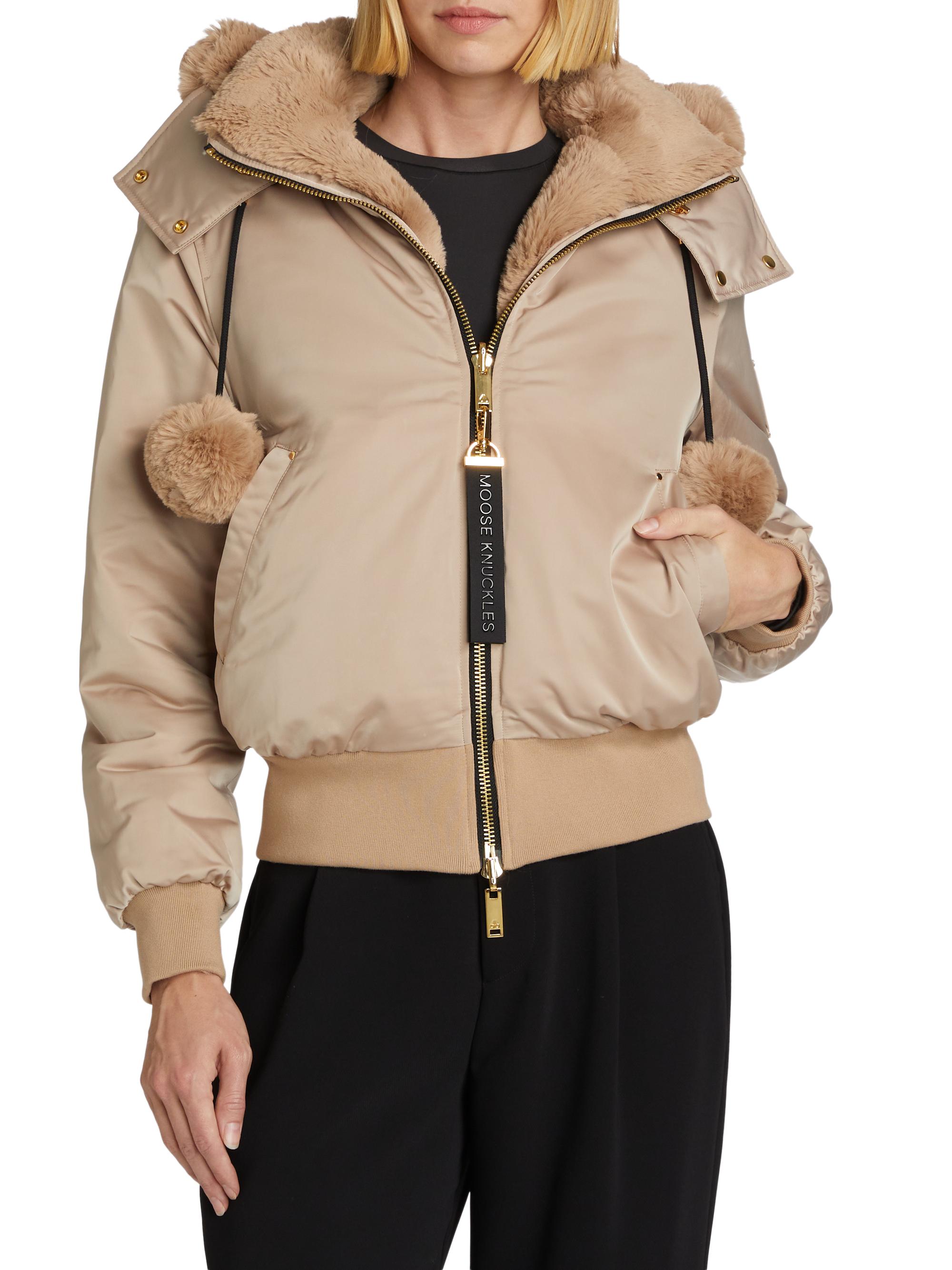 Debbie Hooded Down Bomber Jacket