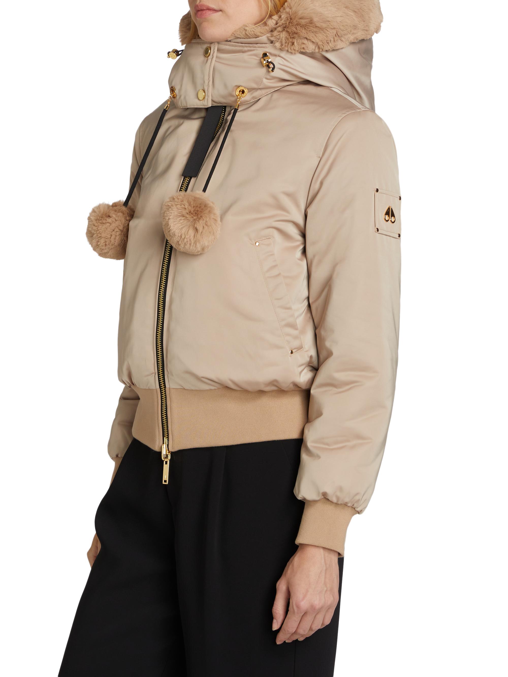 Debbie Hooded Down Bomber Jacket