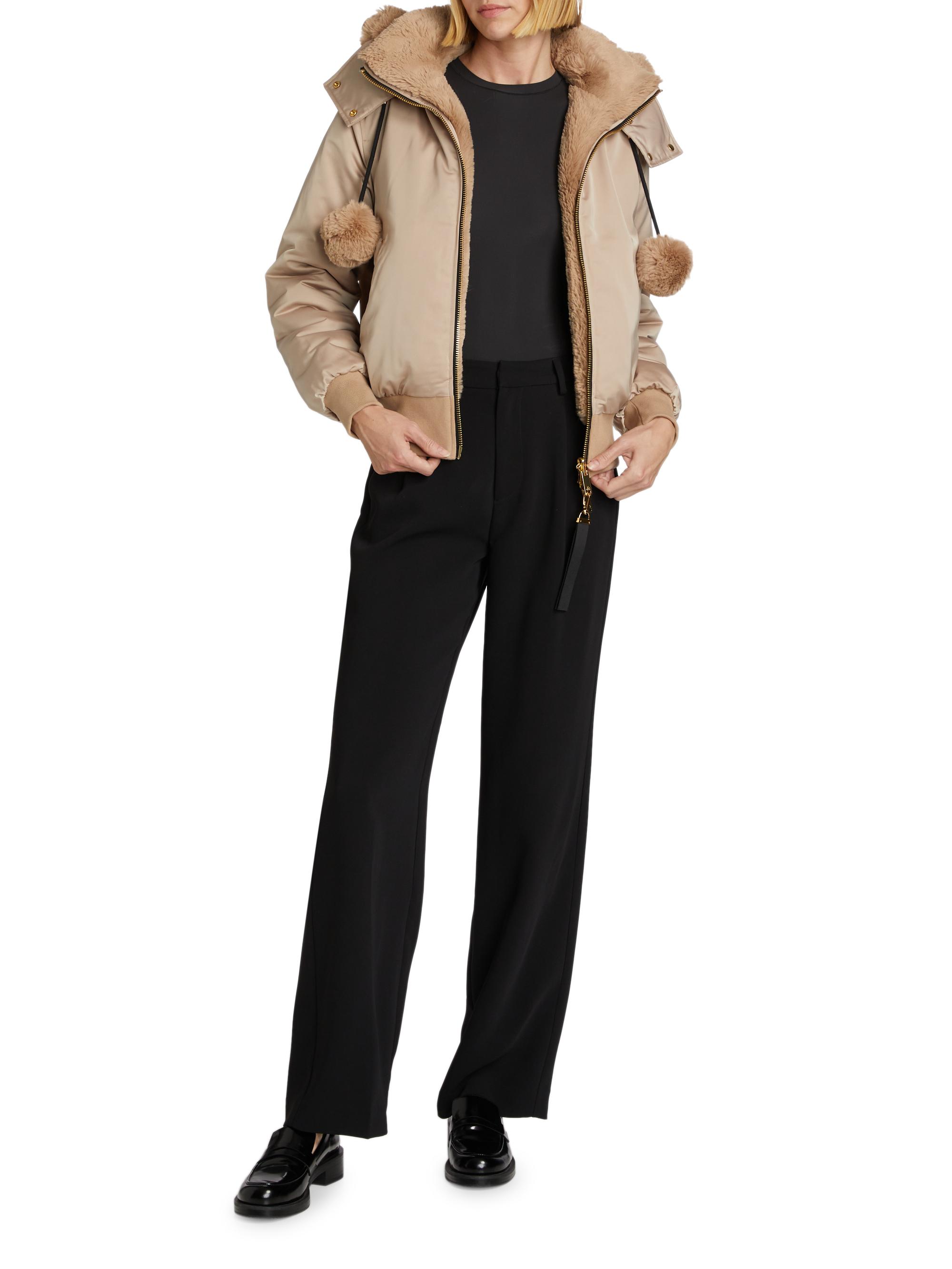 Debbie Hooded Down Bomber Jacket